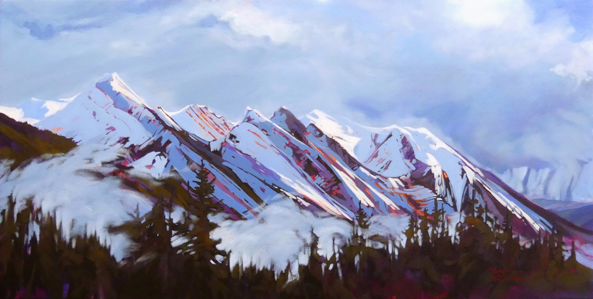 Pallisades Peak by Suzanne Sandboe