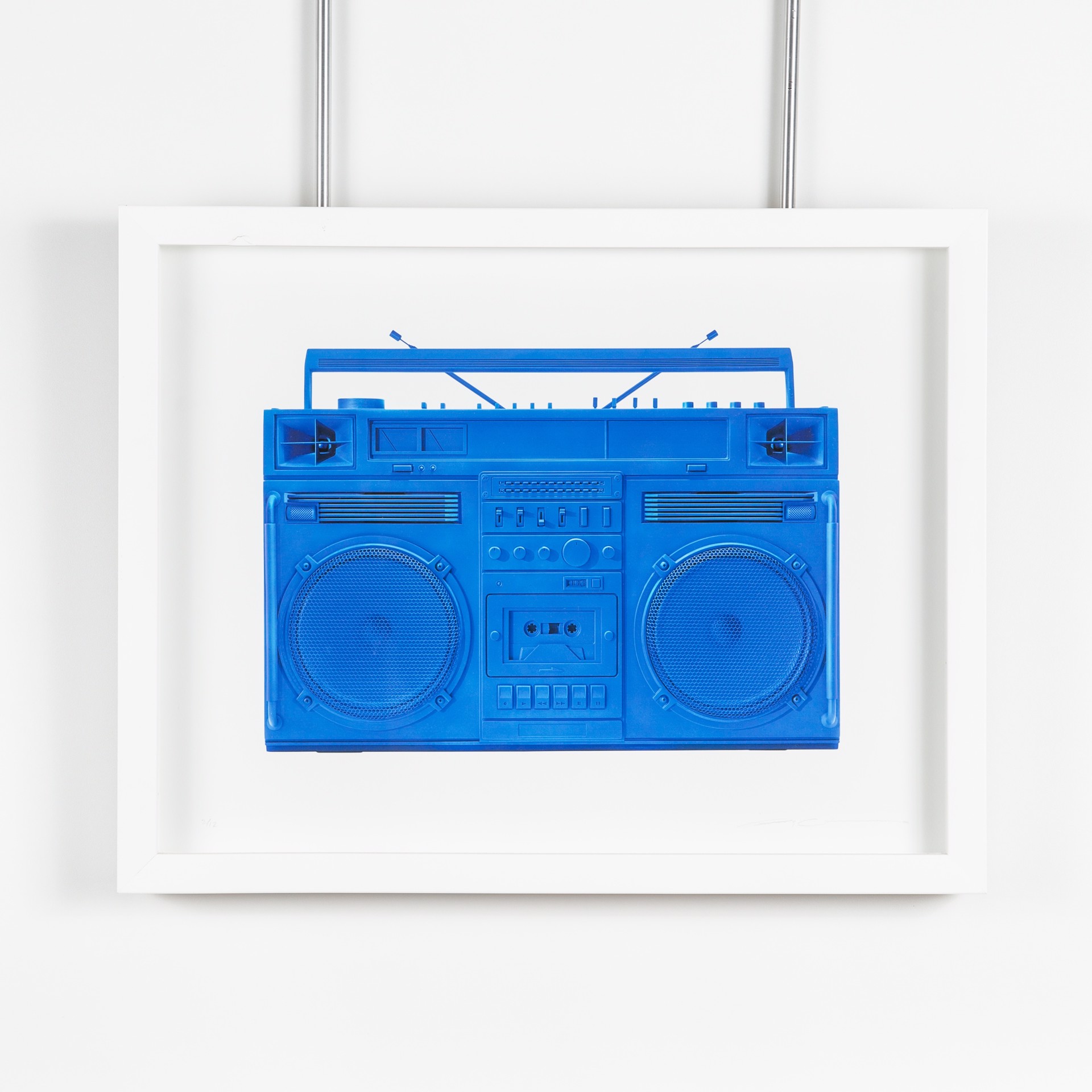 Boombox Sculpture series Size D, Blue by Lyle Owerko | Boomboxes