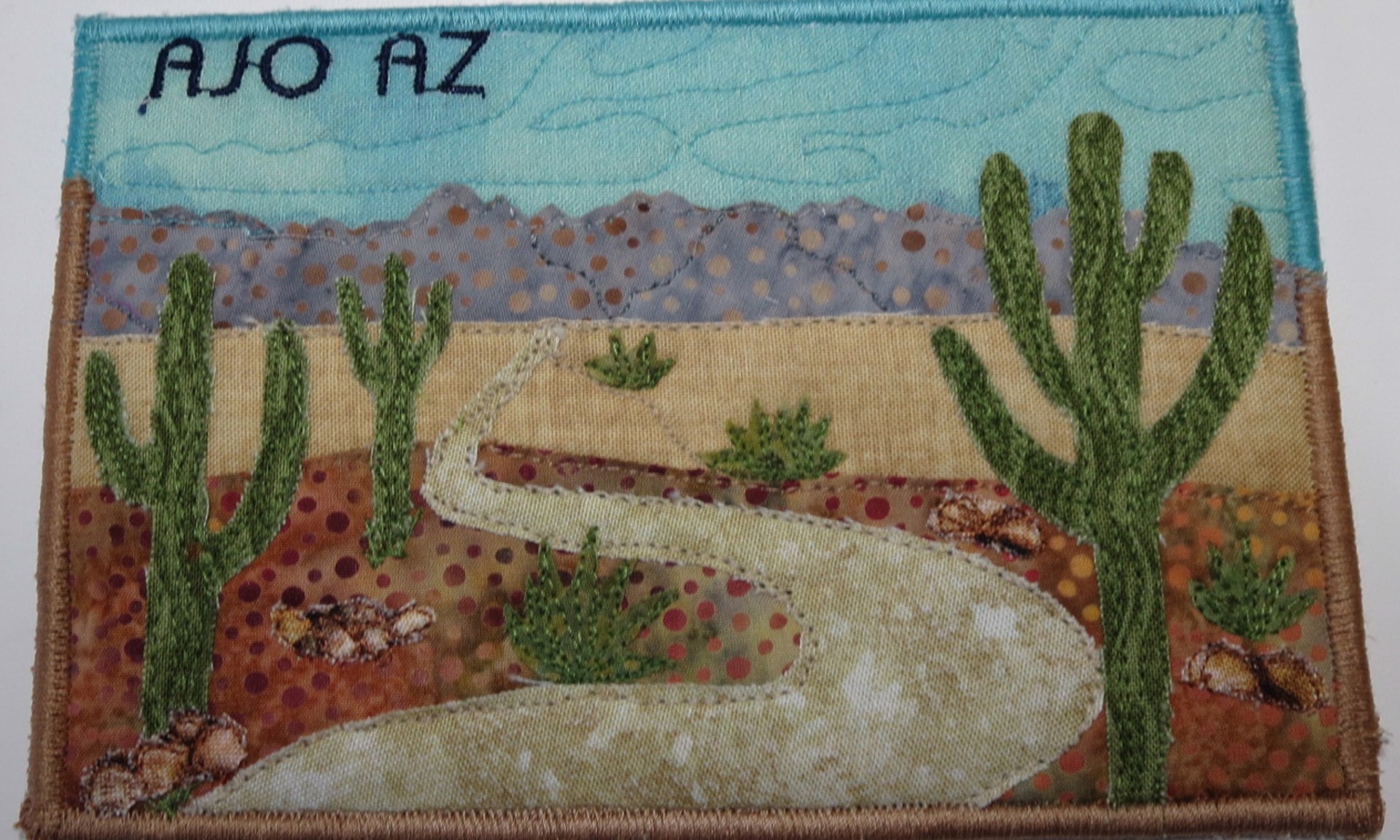 Sonoran Desert Road 4 Postcard by Cheryl Langer
