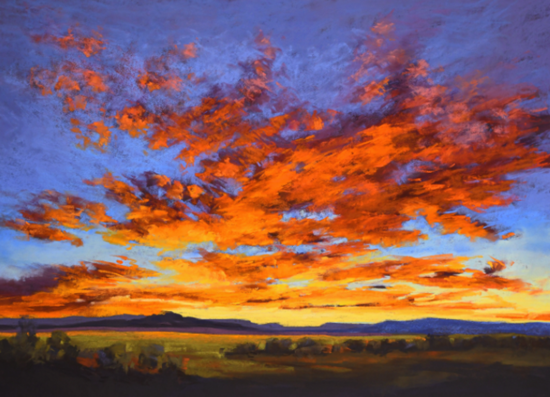Promise of a new day (28" x 36" framed) by Tobi Clement