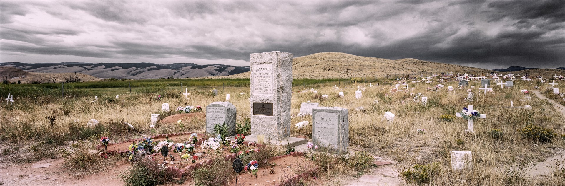 Sacajawea Gravesite, Wind River Reservation, Wyoming by Lawrence McFarland