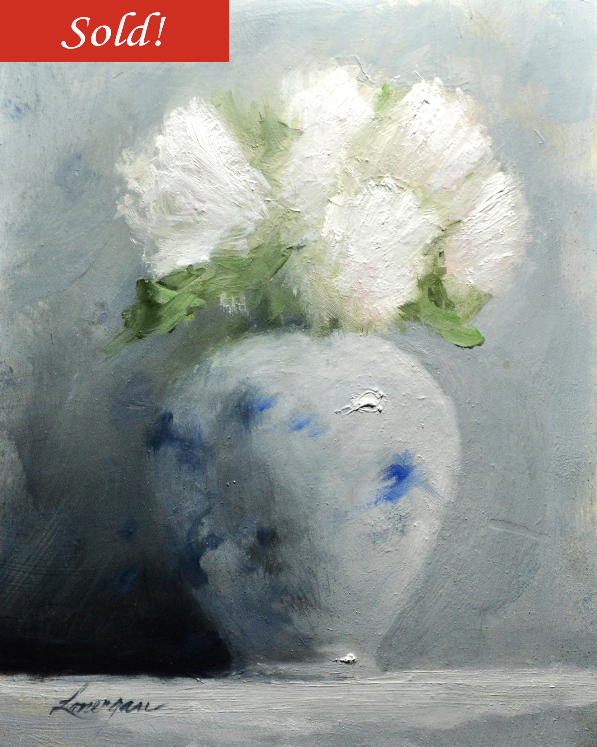 Flowers In A Vase by John Lonergan