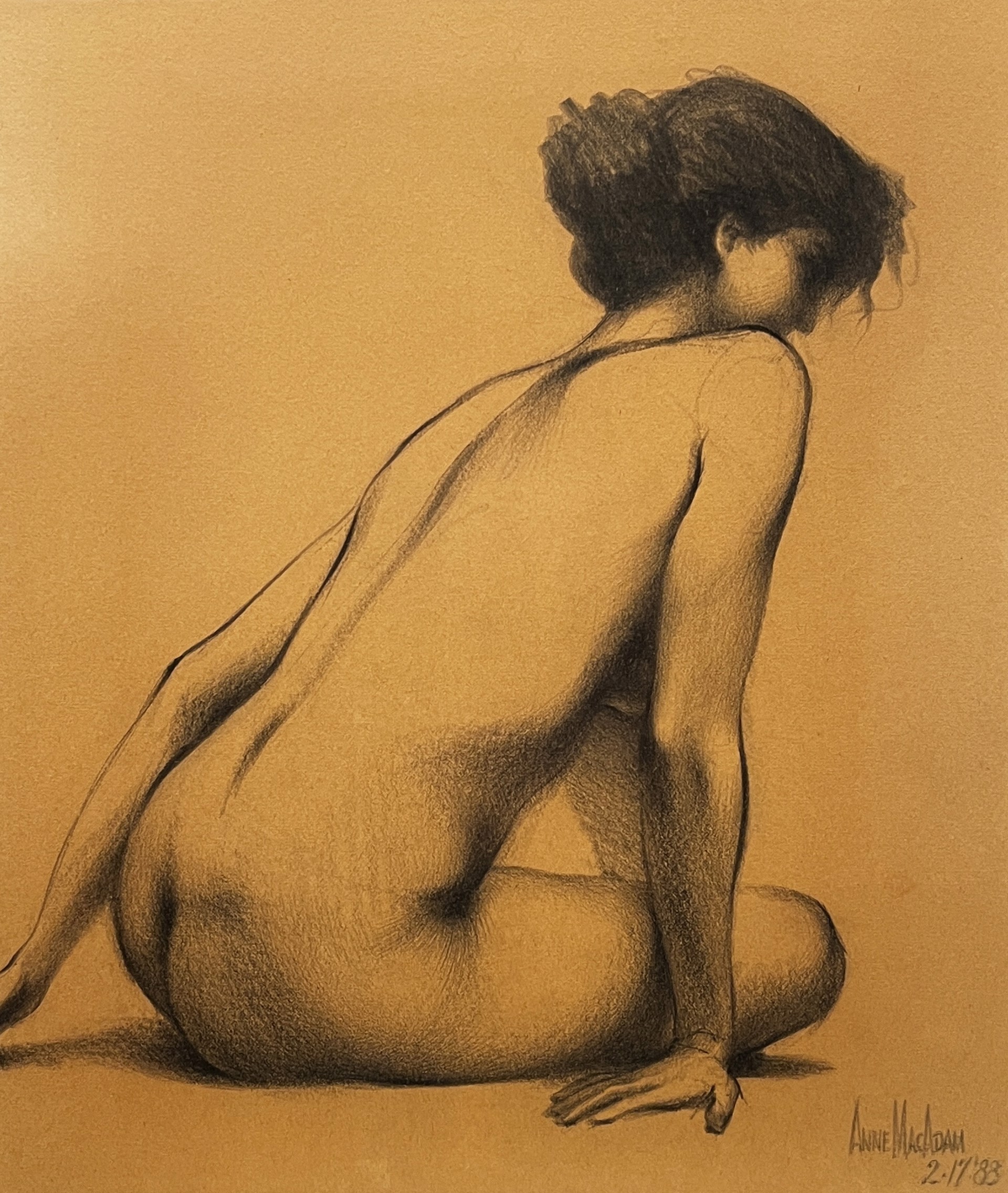 Life Drawing by Anne MacAdam