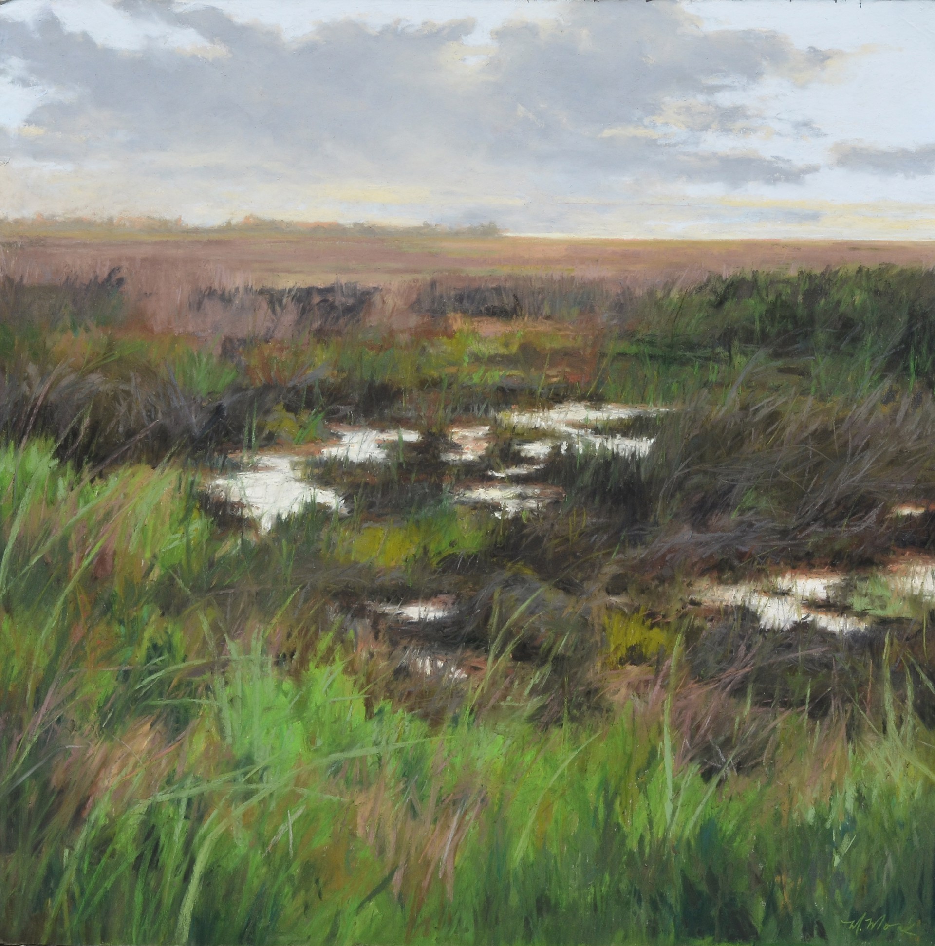 Fall Marsh Grass by Mary Monk