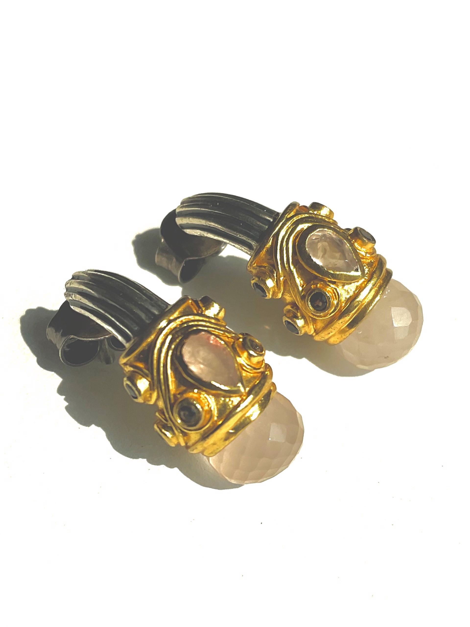 Cuff Style Earrings - Various Stones by J. Catma