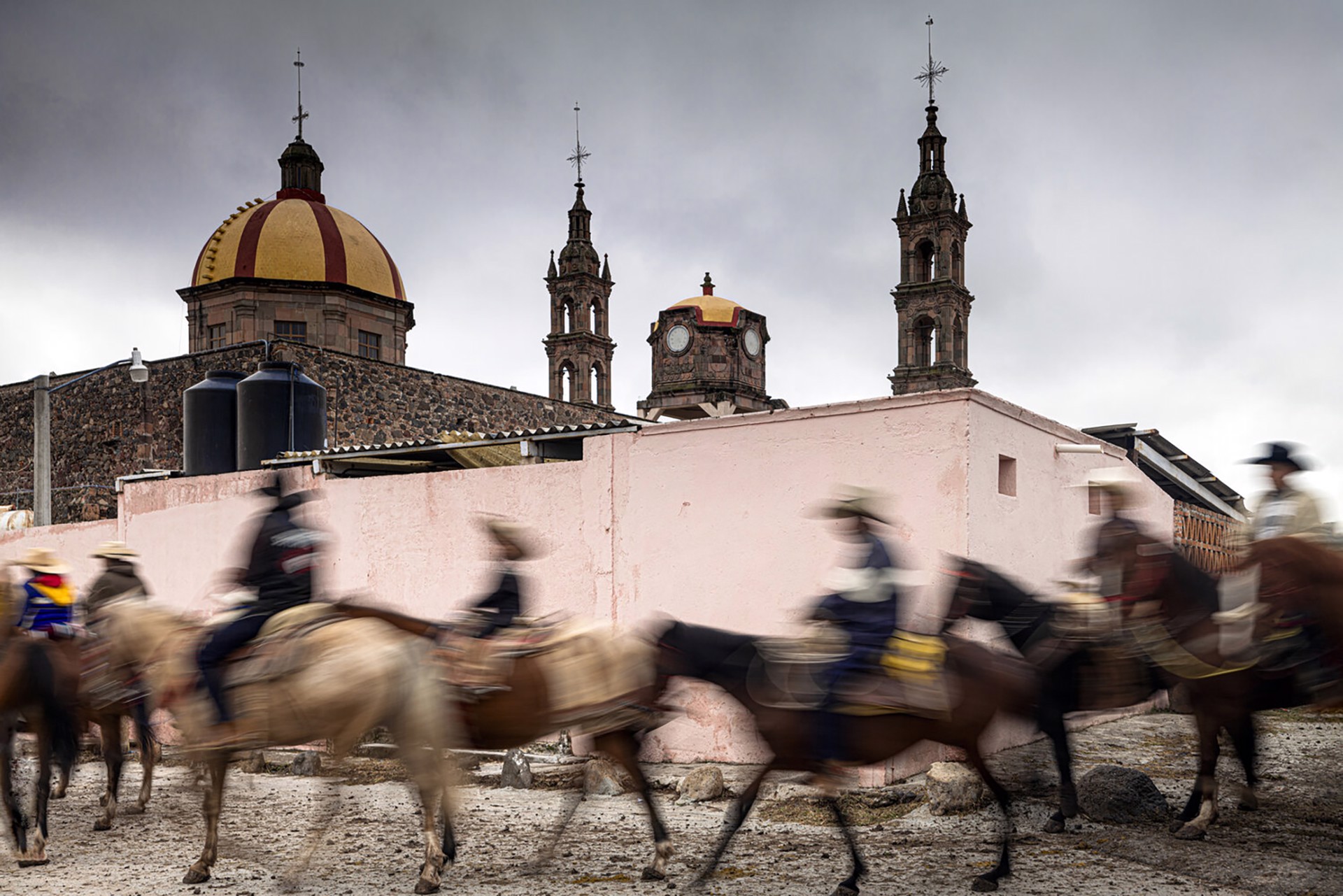 Horse Pilgrimage - San Martin, Mexico by Kevin Greenblat