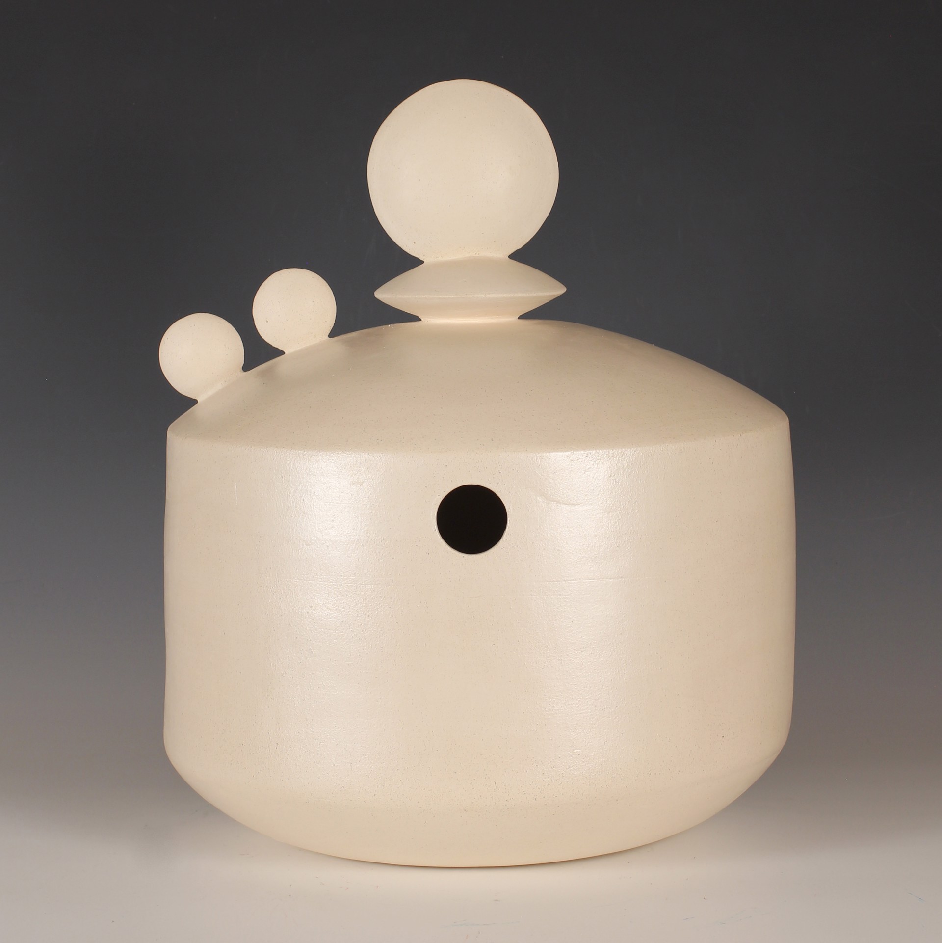 White Cylinder IV by b. brown