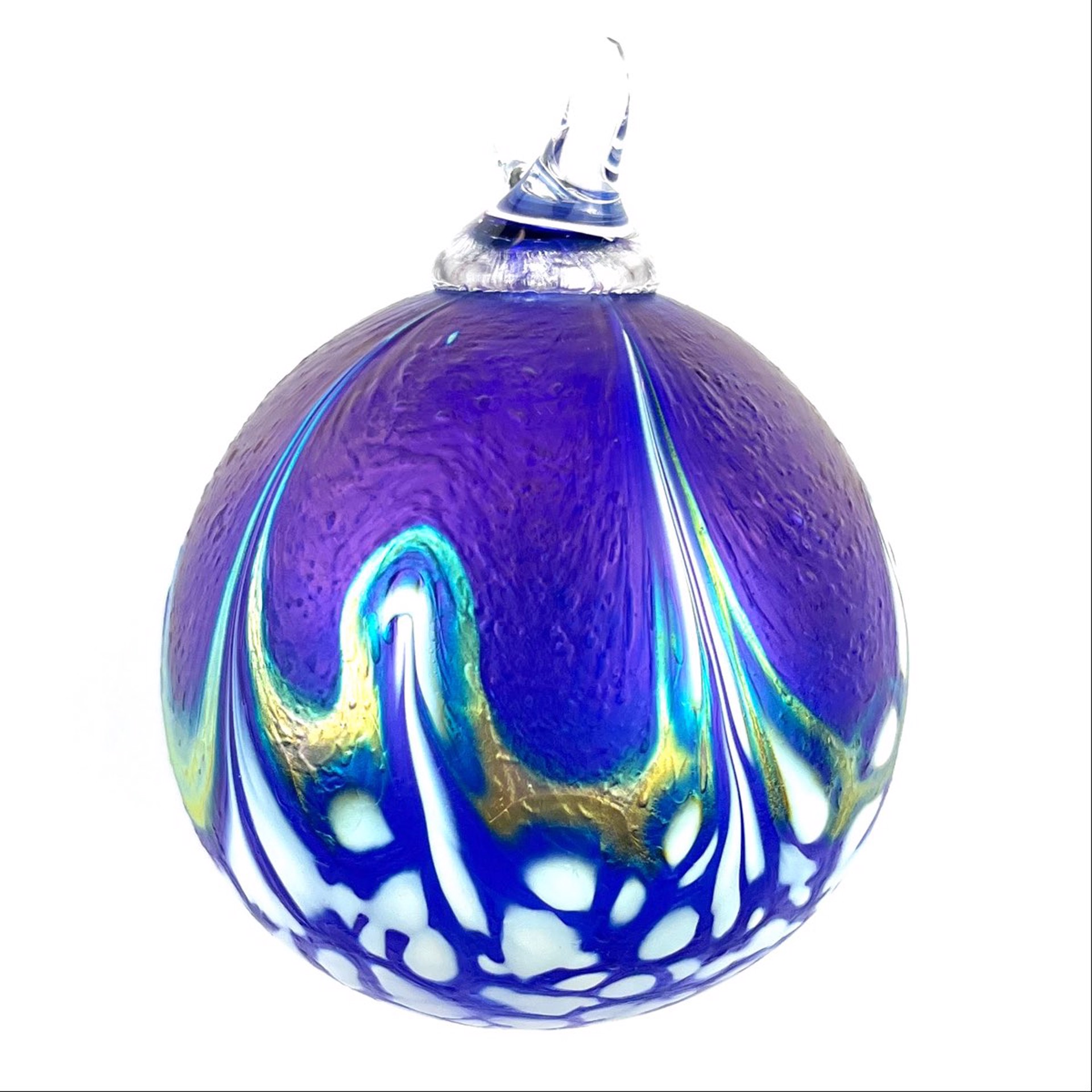 Artisan Northern Lights Ornament by Furnace Glass