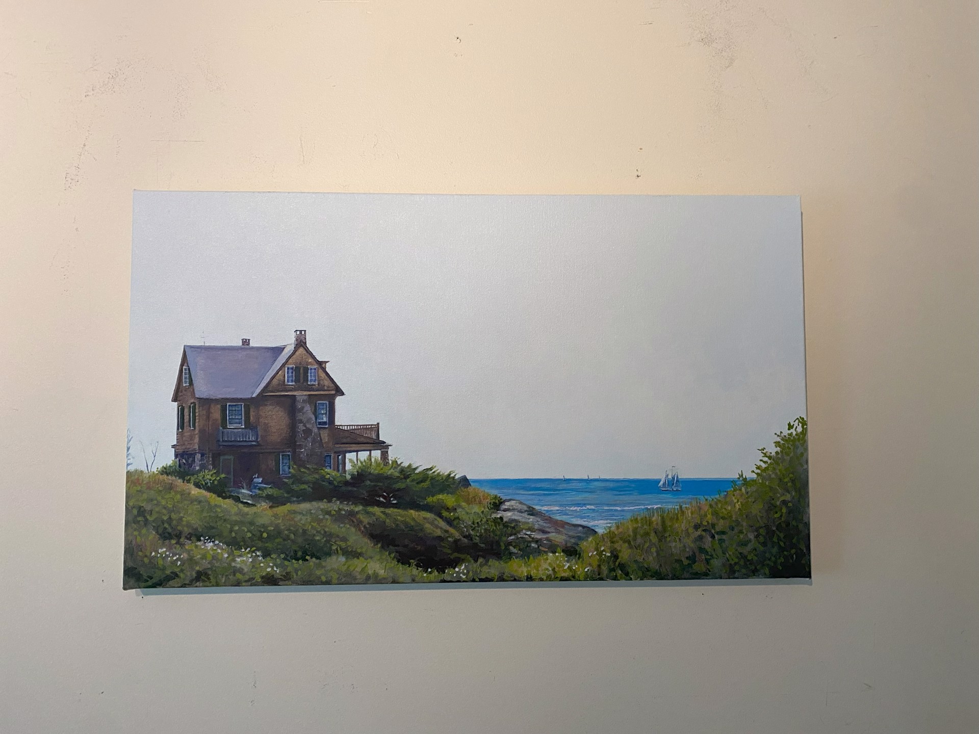 House on the Edge at Kennebunkport by Douglas H. Caves Sr.