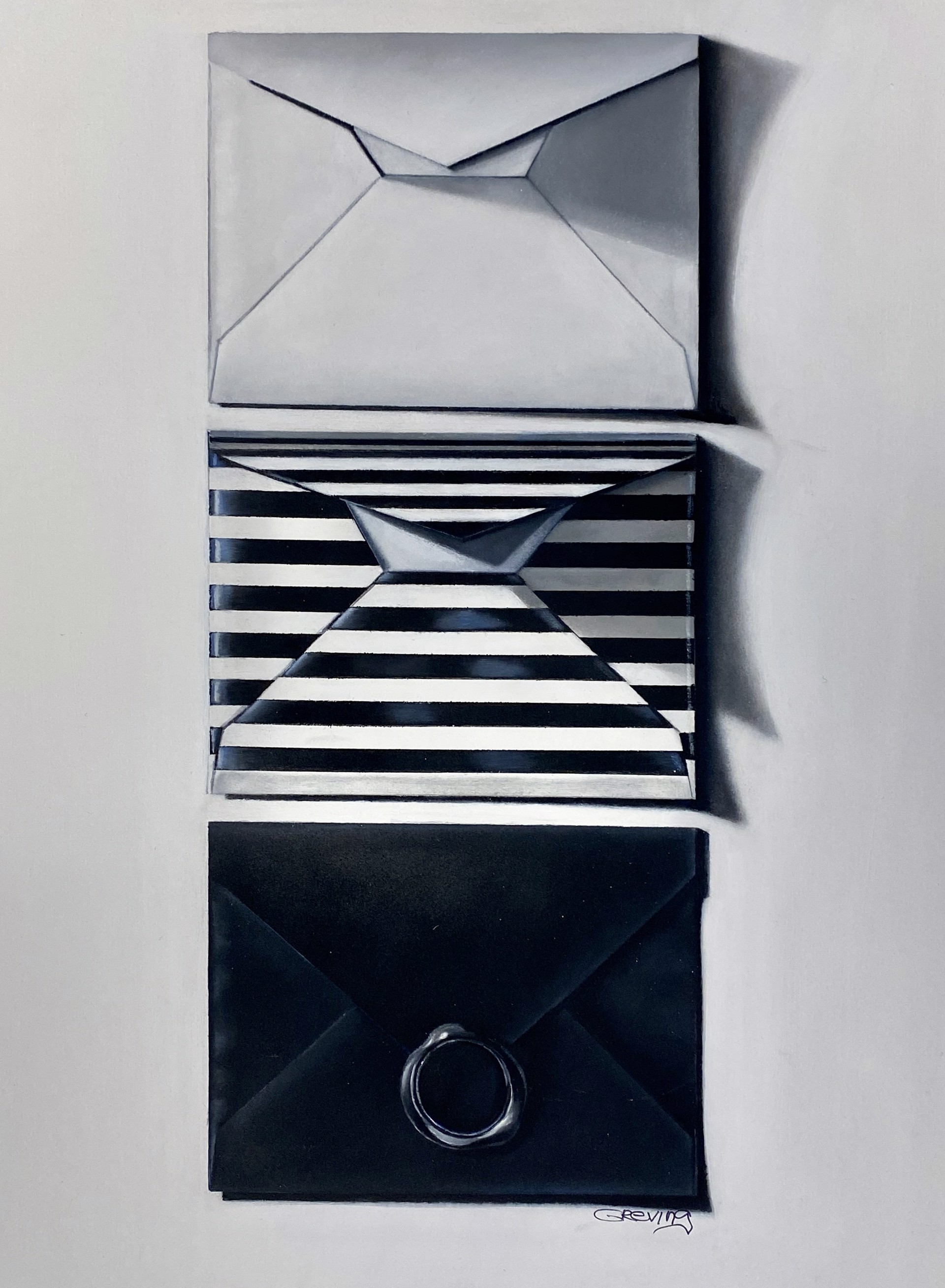 Three Vertical Stripe by Barbara Greving