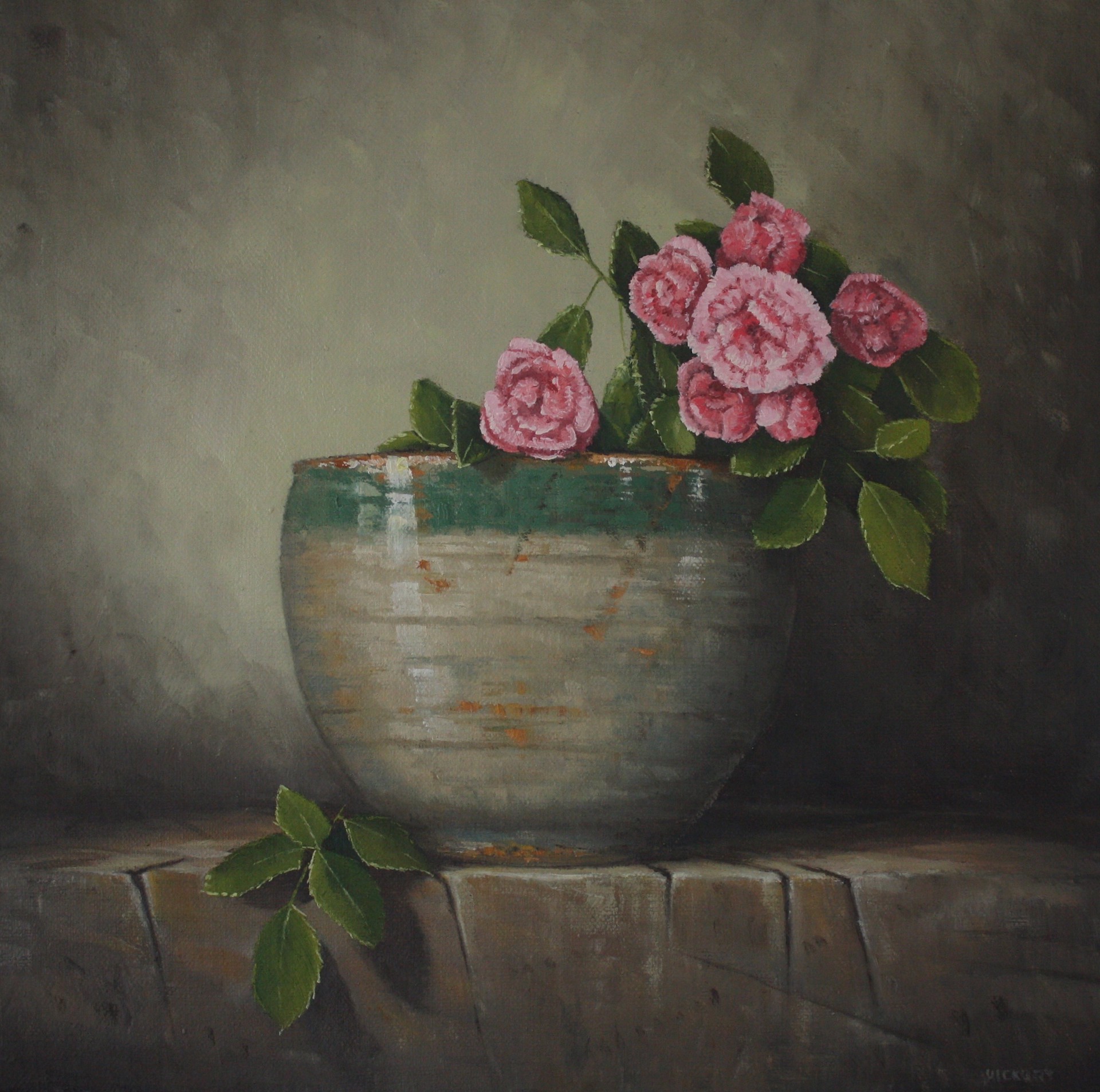 Rose Study by Hickory Mertsching