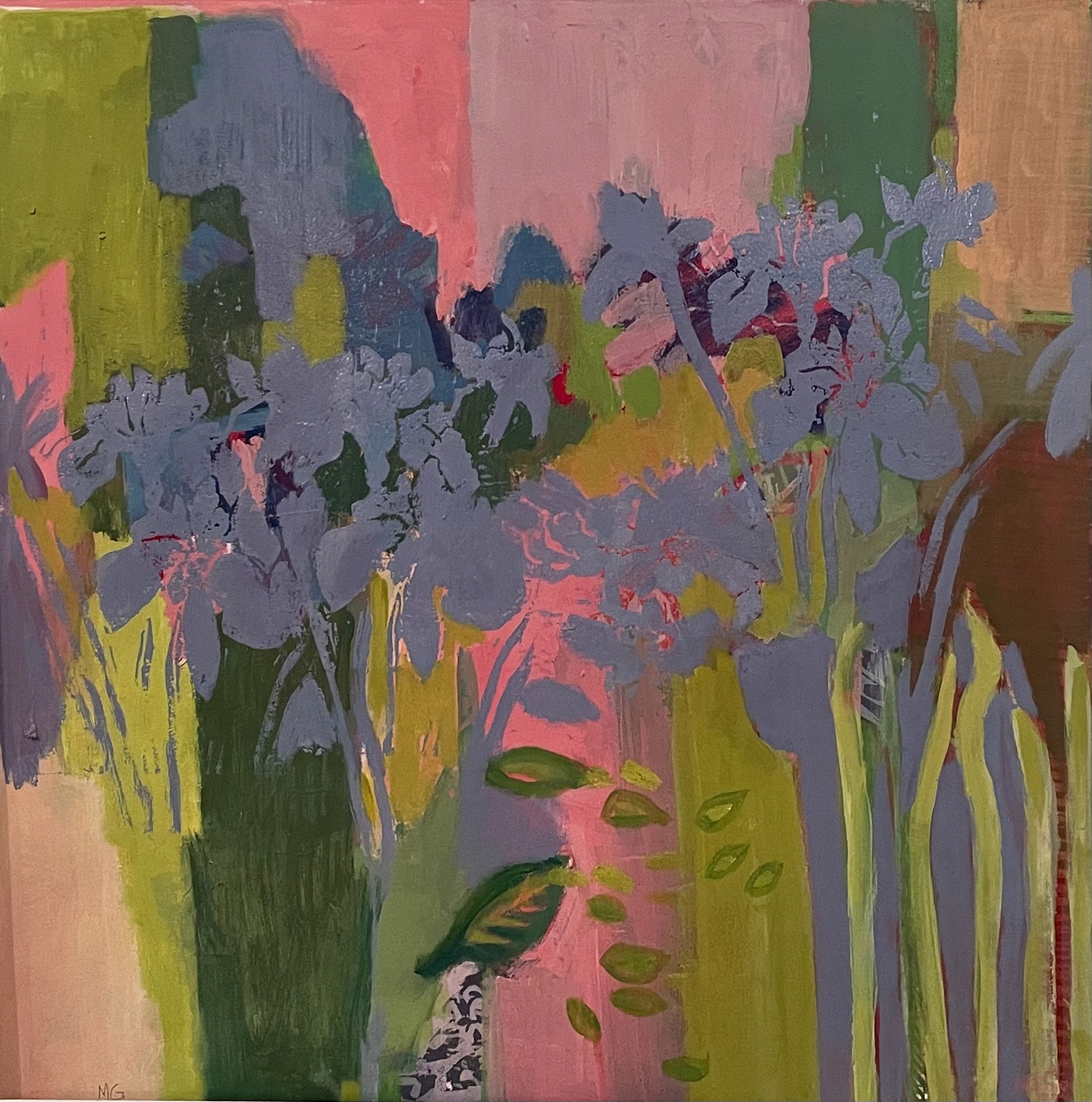 Irises by Marjorie Greene