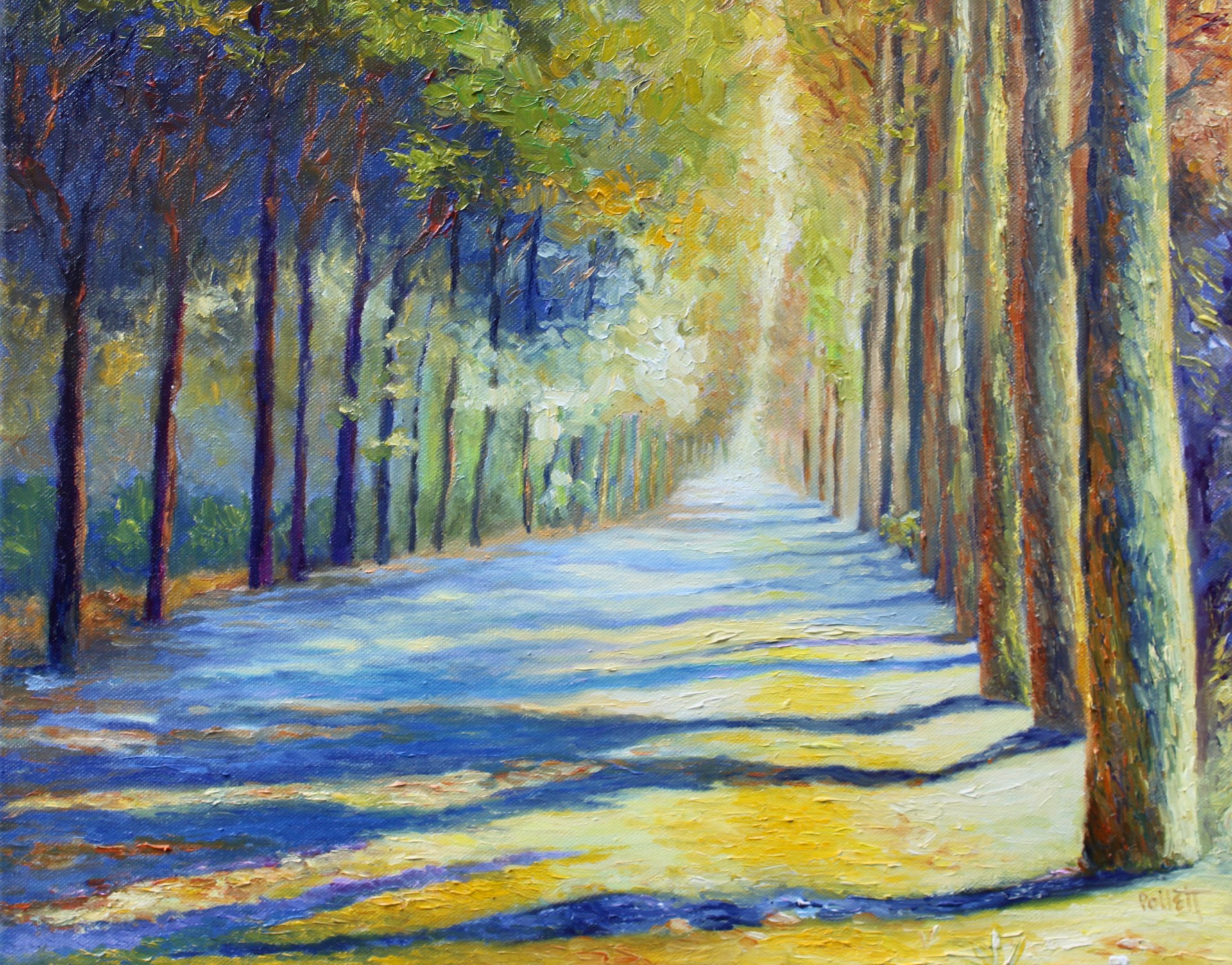 Light on a Straight Path by Cynthia Jewell Pollett