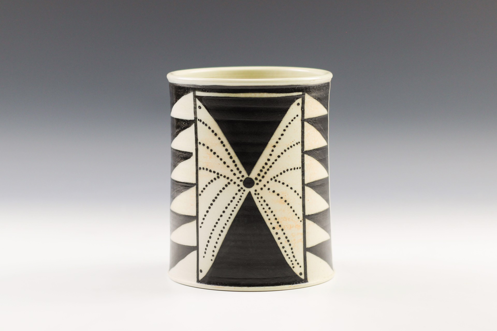 Geometric Cylinder Vase by Joanne Kirkland