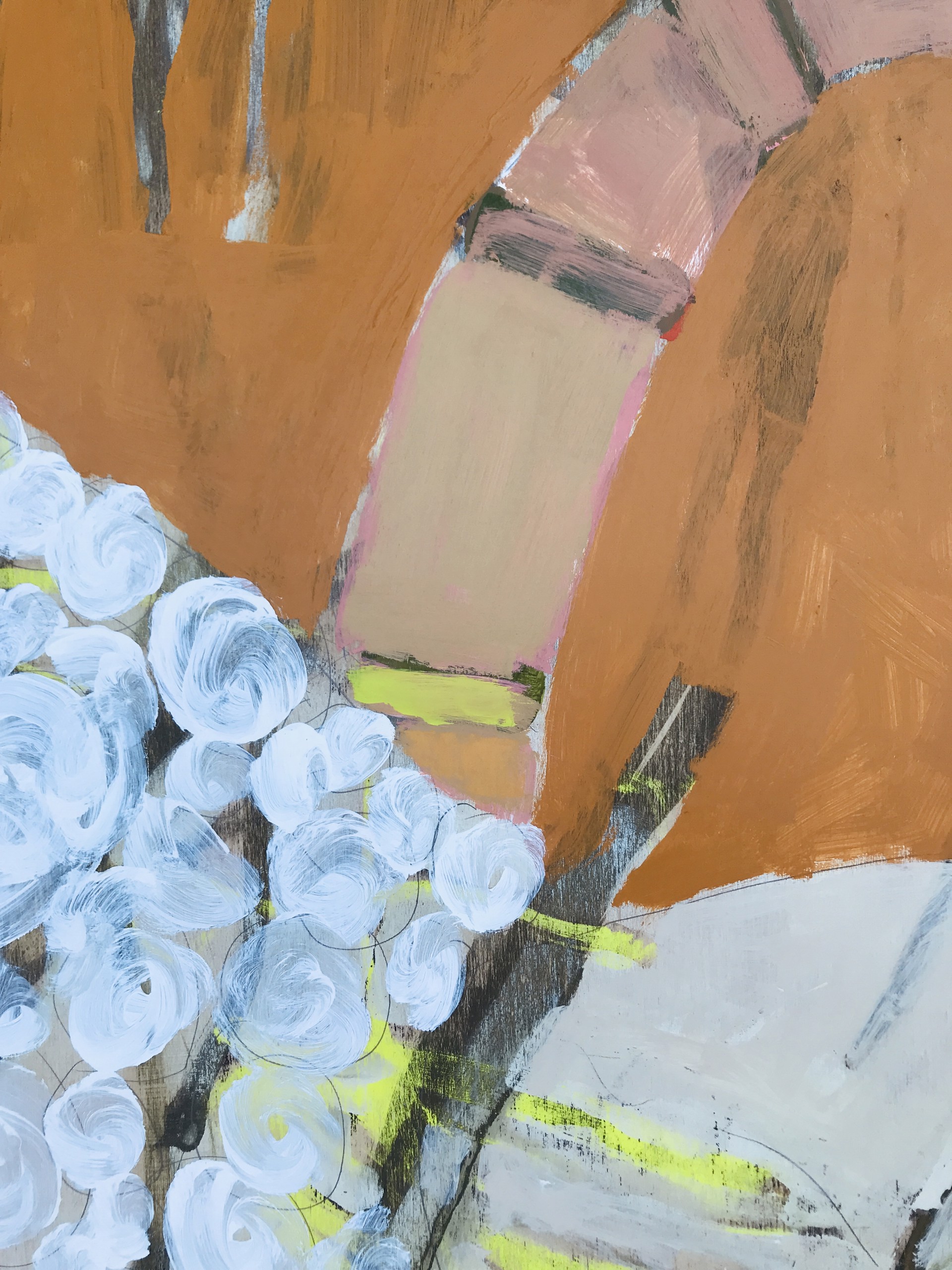 Blanket of White Carnations by Rachael Van Dyke