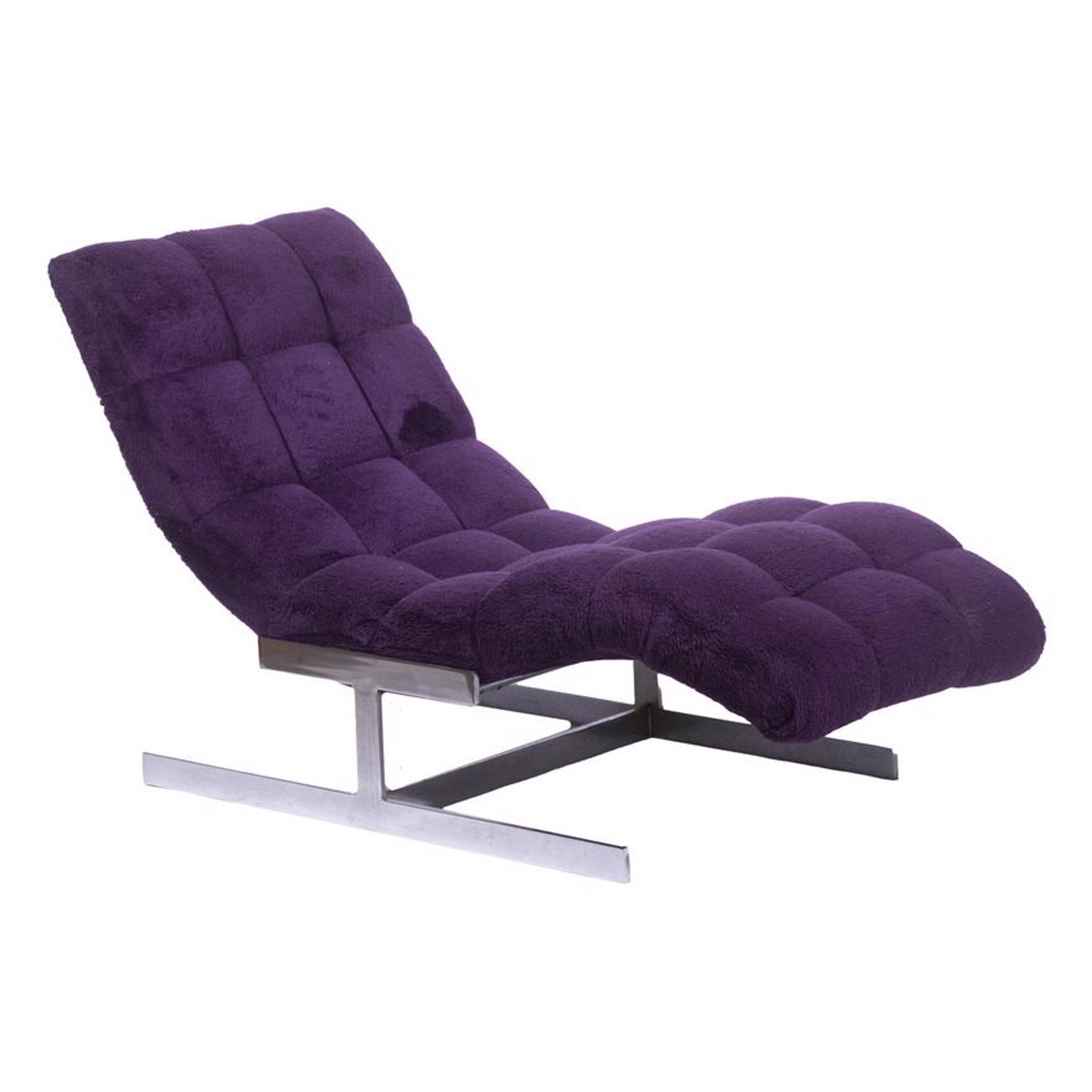 Wave Chaise Lounge by Milo Baughman