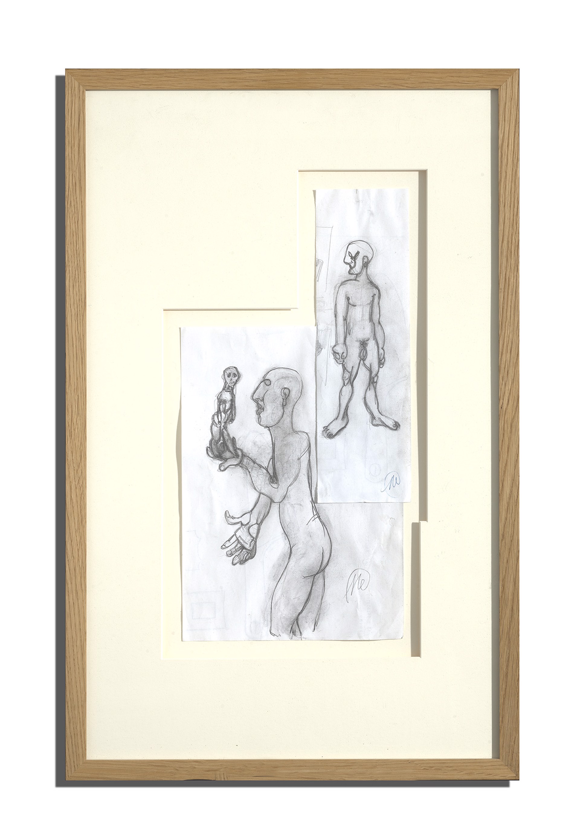 Untitled (Two Sketches) by Markus Lüpertz