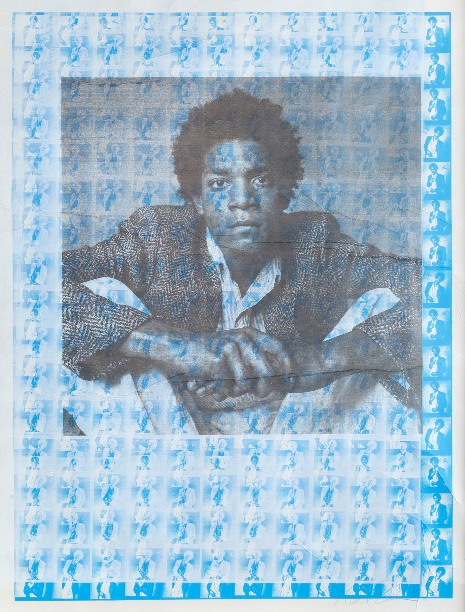 Jean-Michel Basquiat, 1984 by Richard Corman