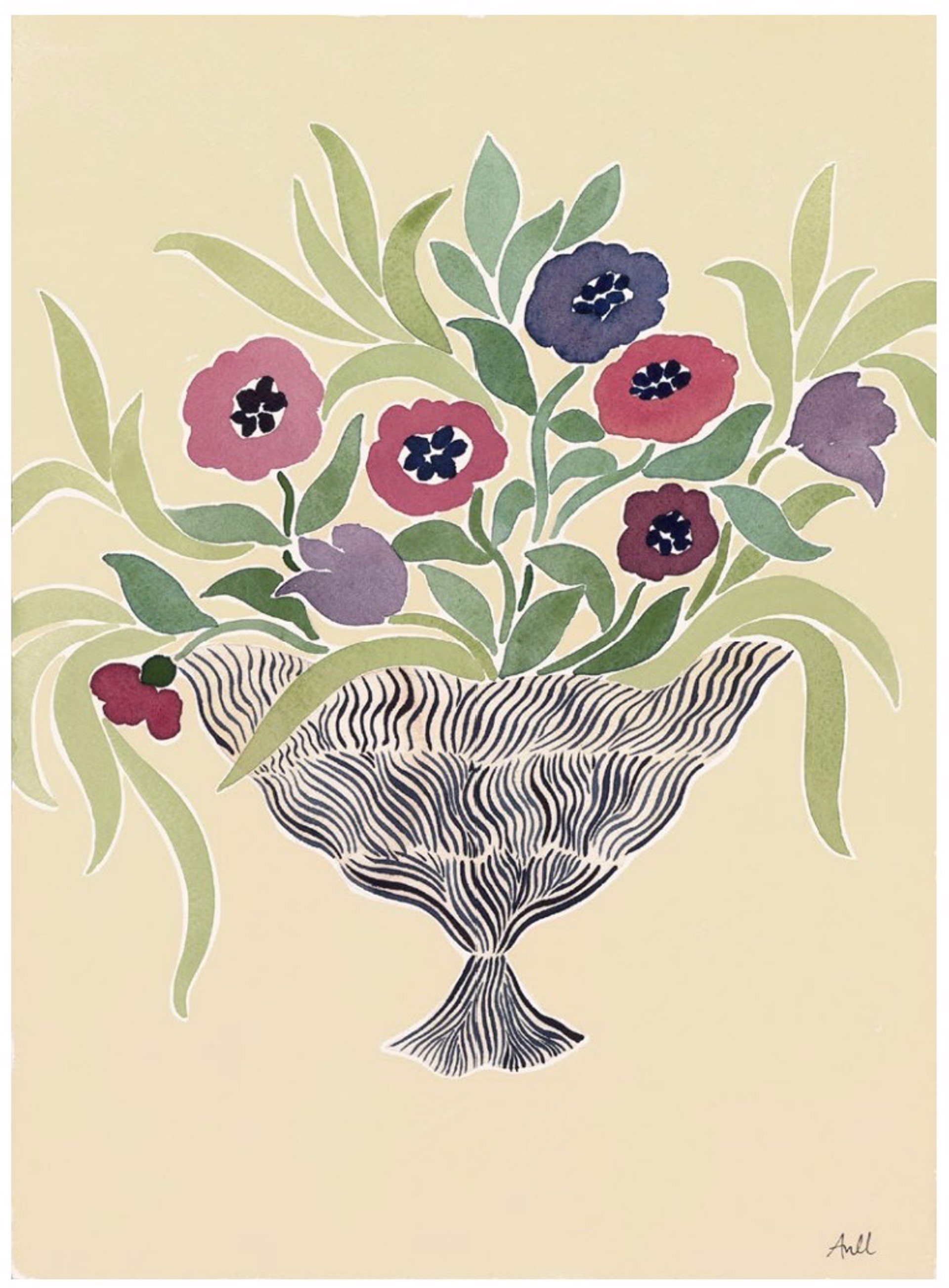 Poppy Anemones by Anine Cecilie Iversen