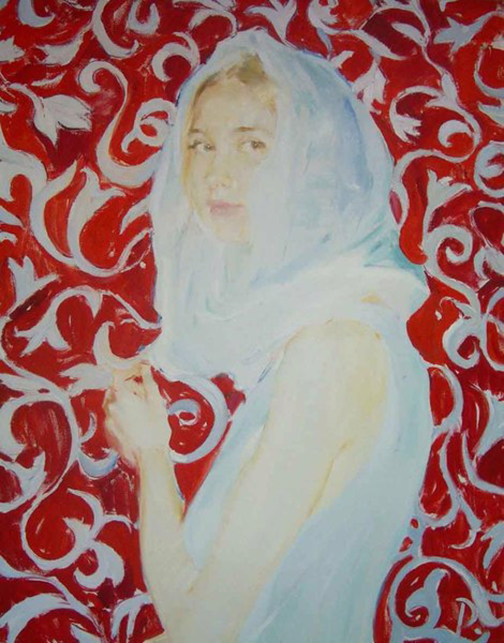 Sasha in White by Renat Ramazanov