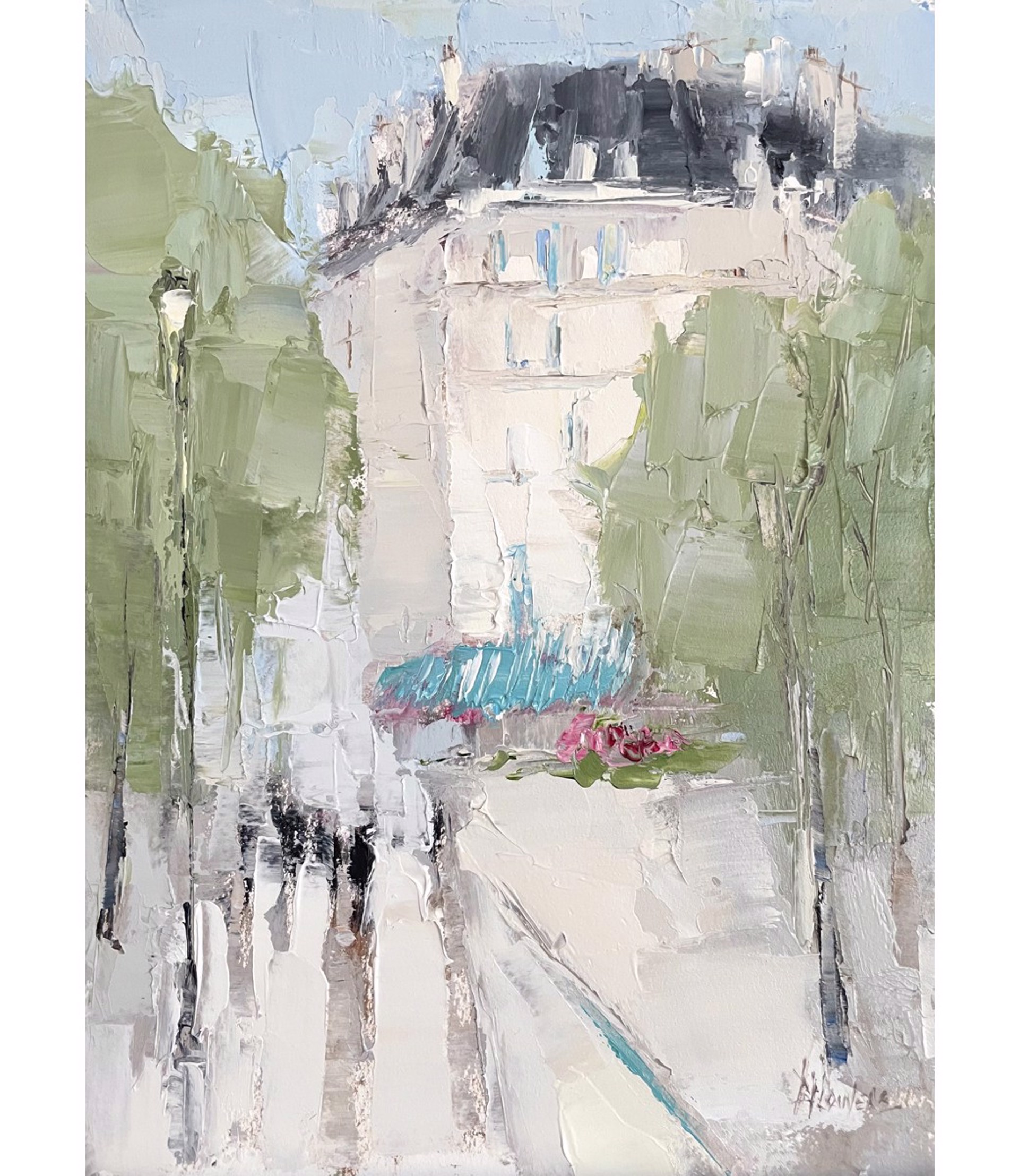 Side Street, Paris by Barbara Flowers