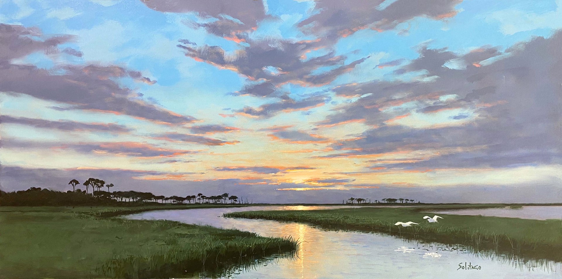 Morning on the Estuary by Billy Solitario