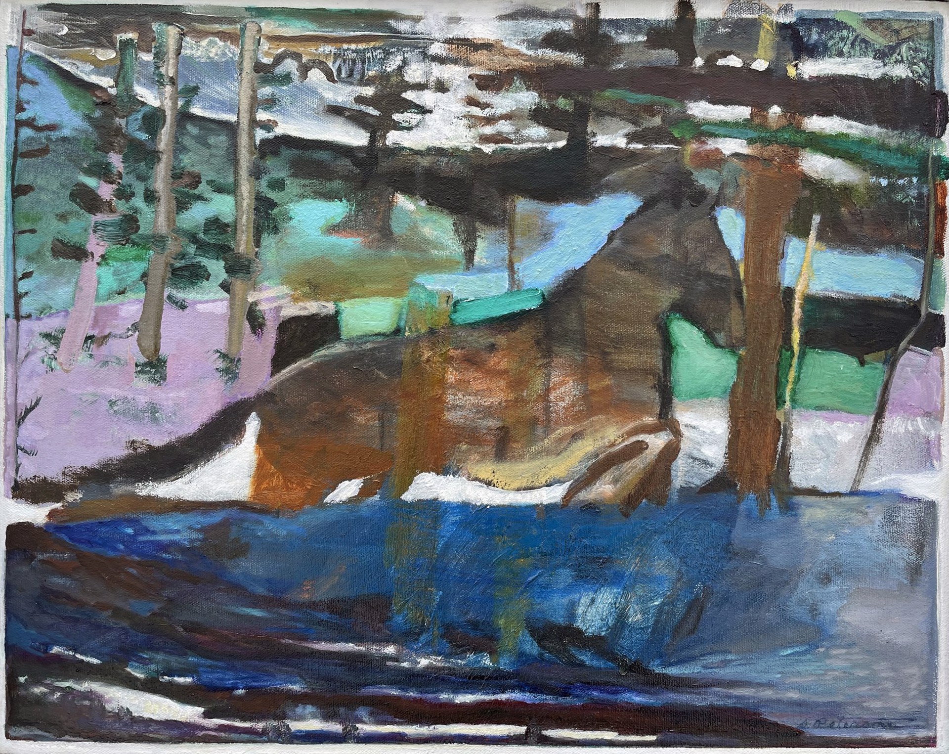 Quarter Horse in Landscape by Sandra Peterson