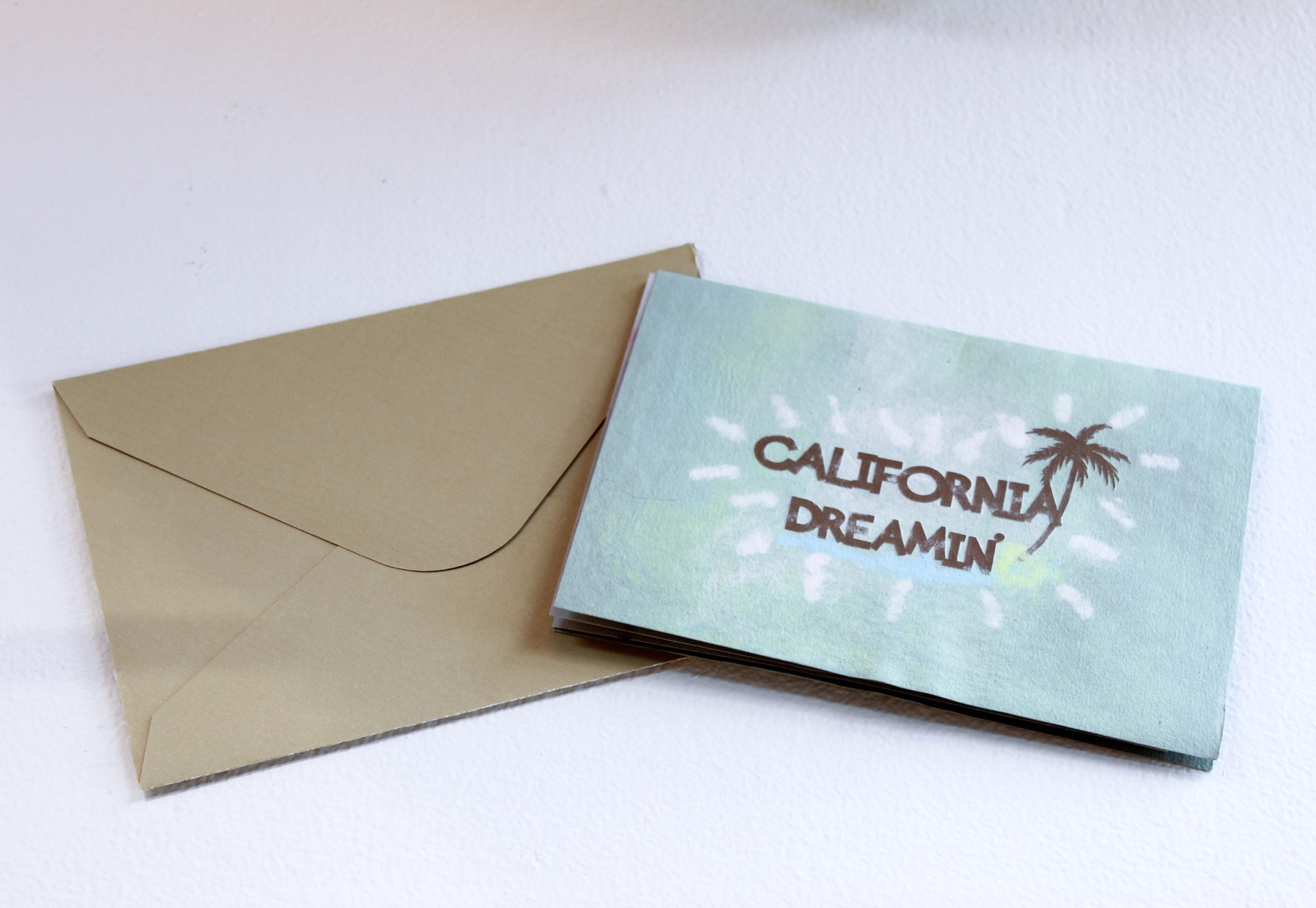Notecard - California Dreamin' by Beca Piascik