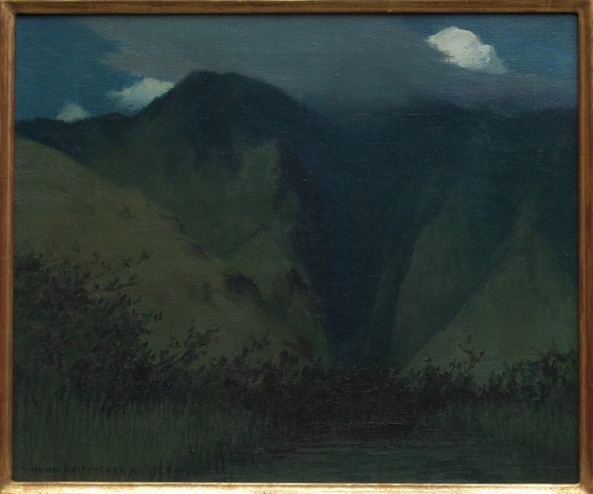 Kaliuwa'a, Valley of Mystery Scene of Kamapua'as Escape from Olopana by D. Howard Hitchcock