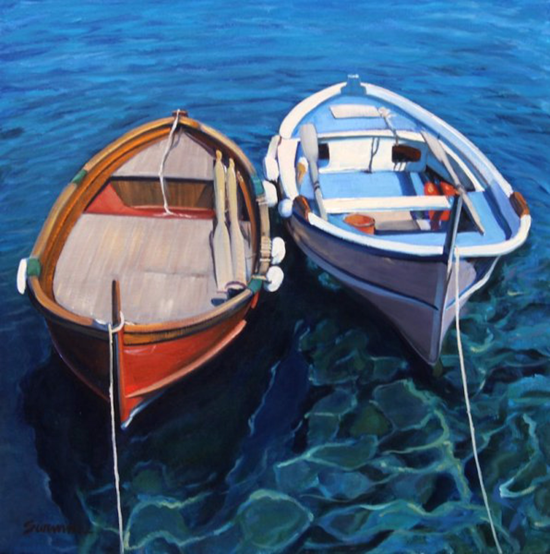 Amalfi Coast Reflections by Tom Swimm