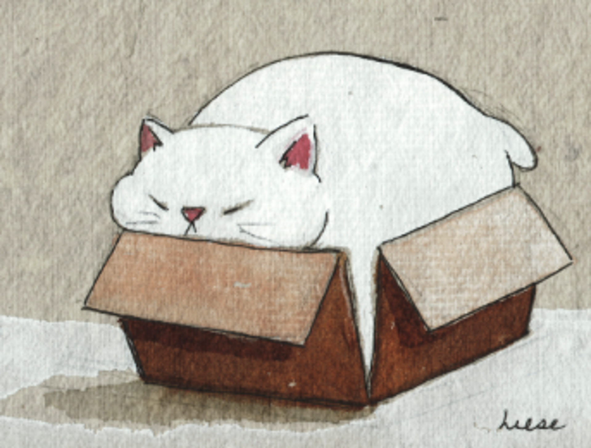 Box Kitty 2 by Liese Chavez