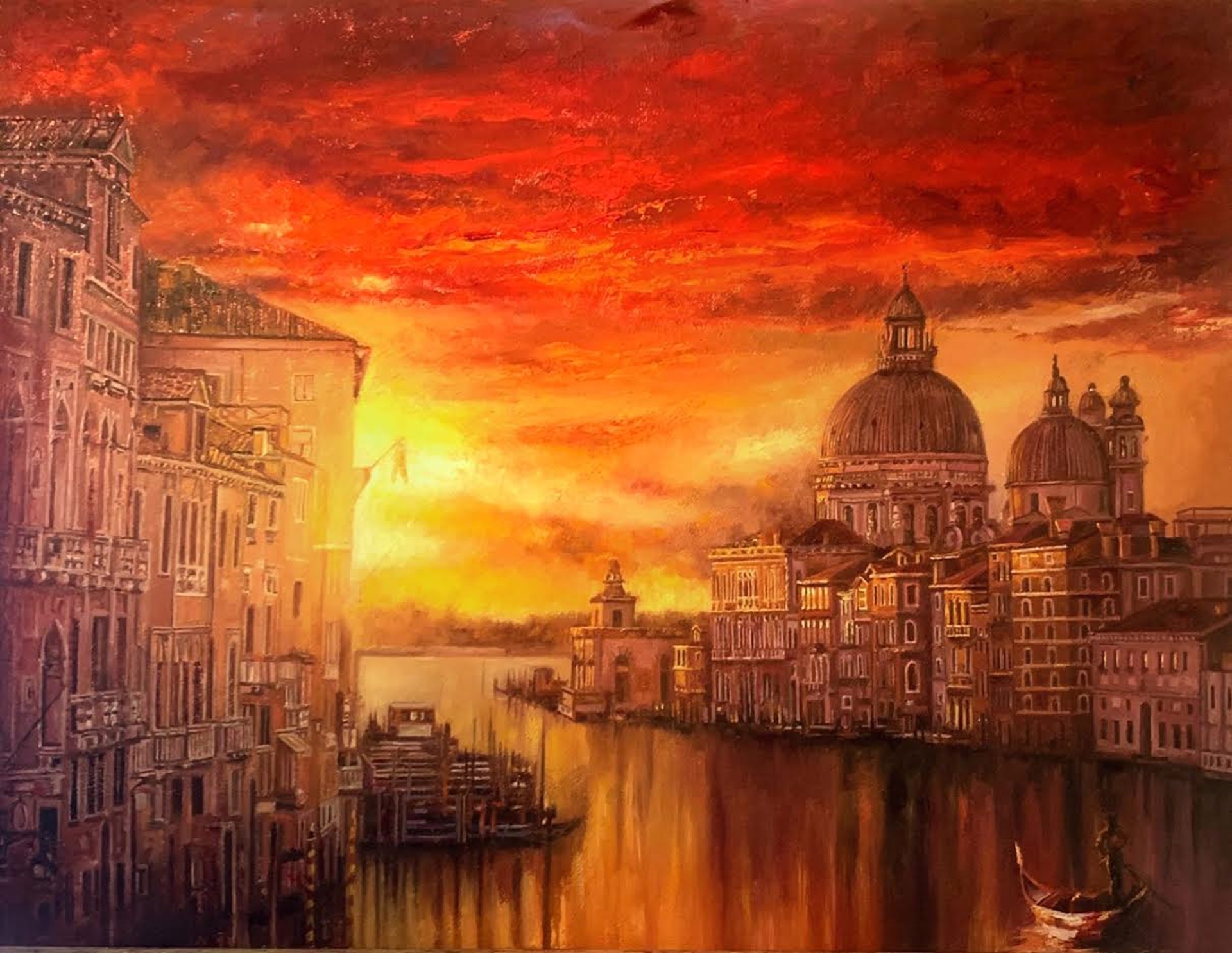 Venezia In Rosso by The Twins
