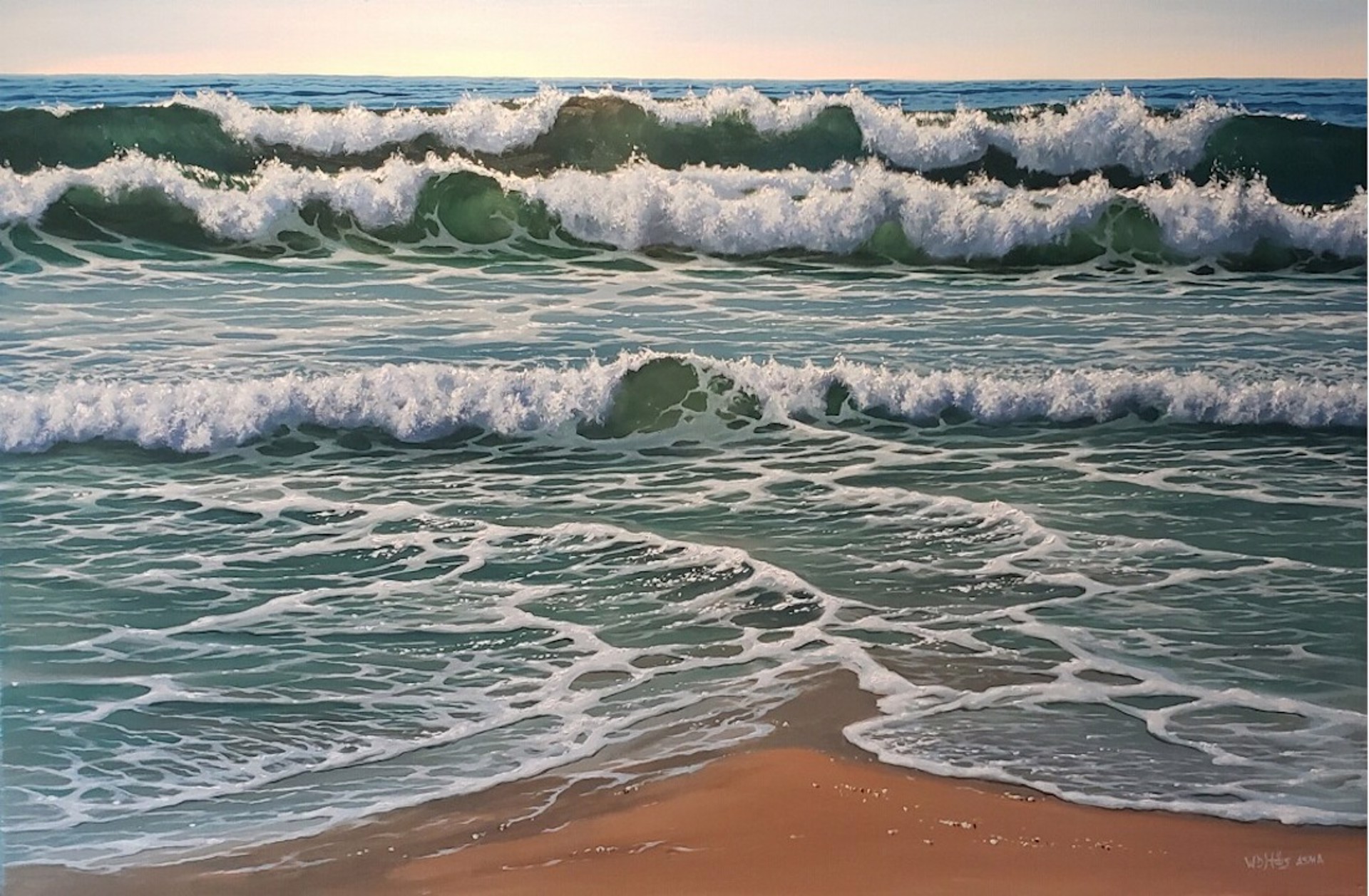 Gently Lapping Waves by William D. Hobbs