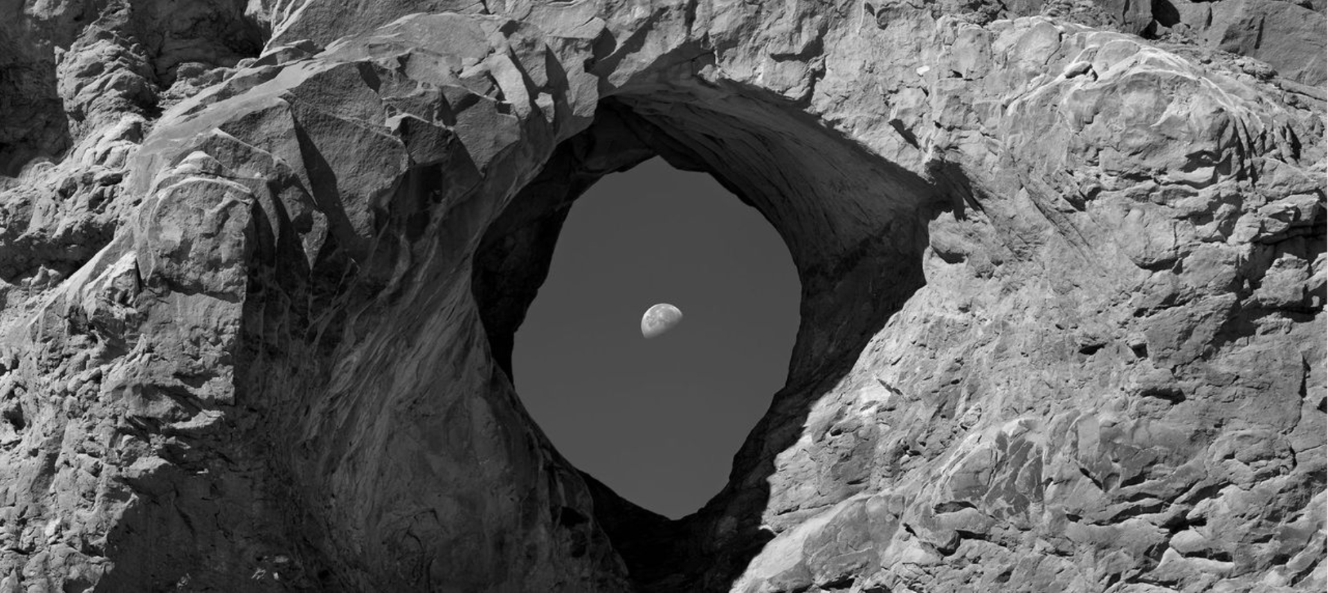 Moon At Turret Arch - Framed by Tim Herschbach