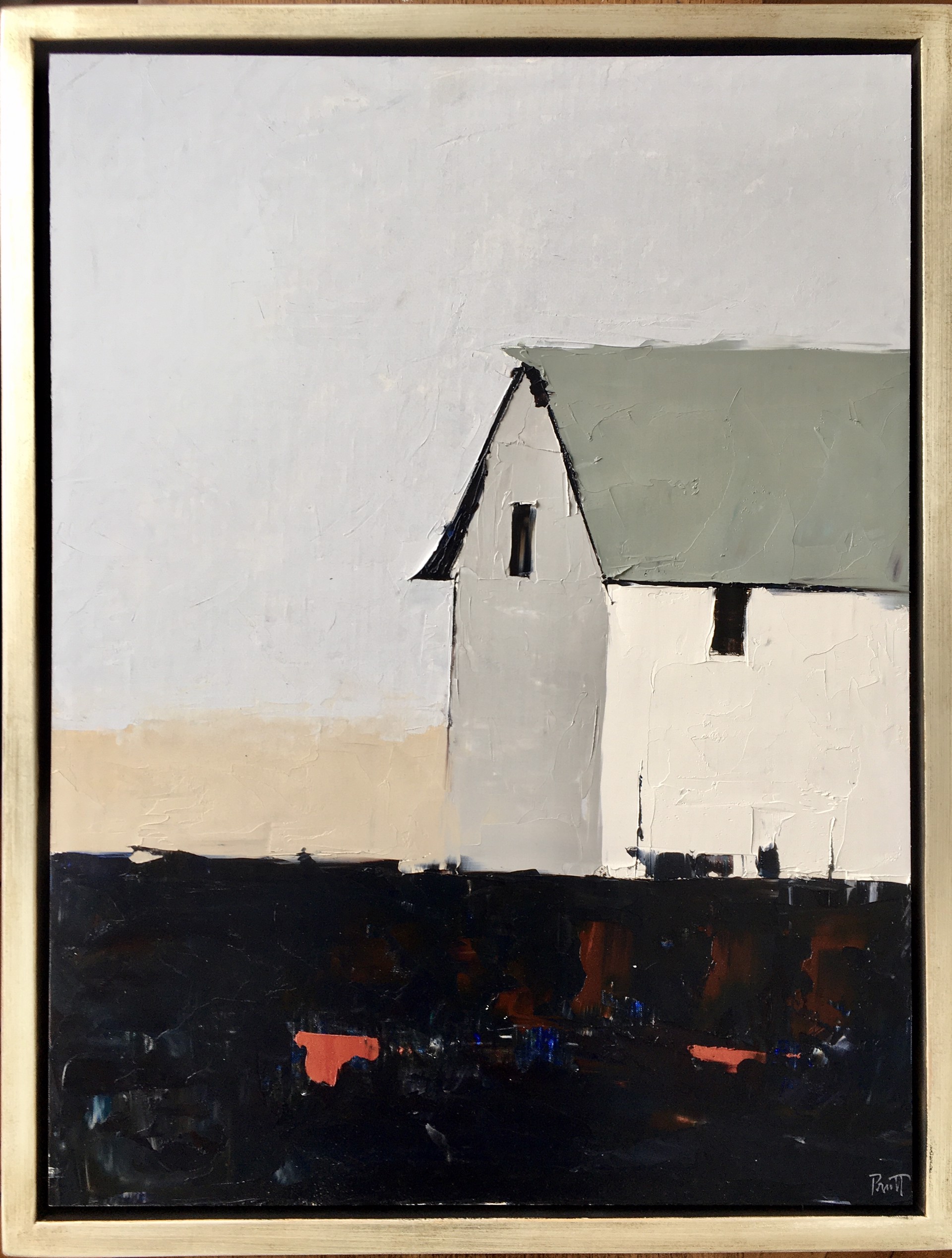 Grey Barn by Sandra Pratt