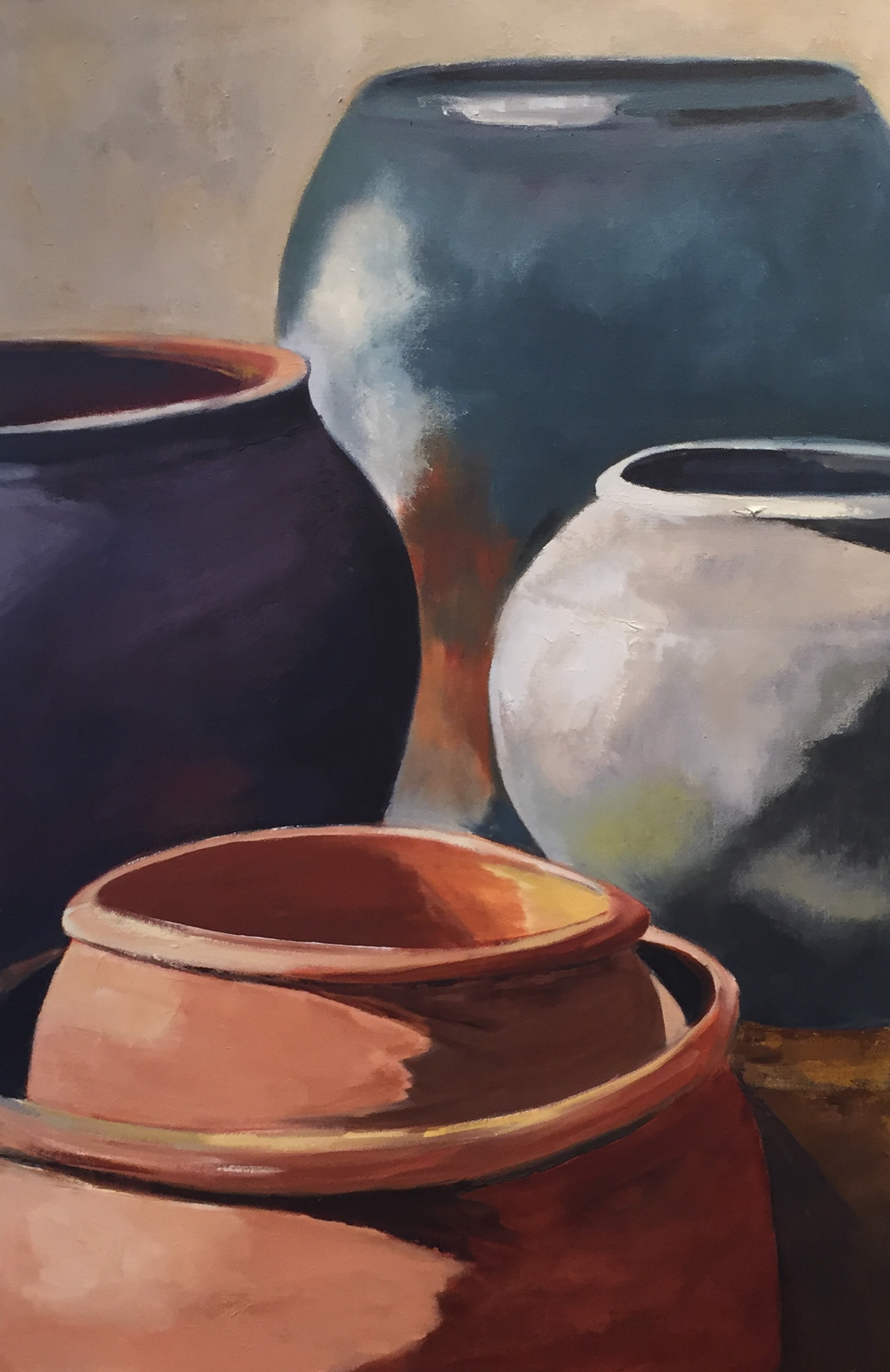 Clay Pot Series IV by Carol Pierce