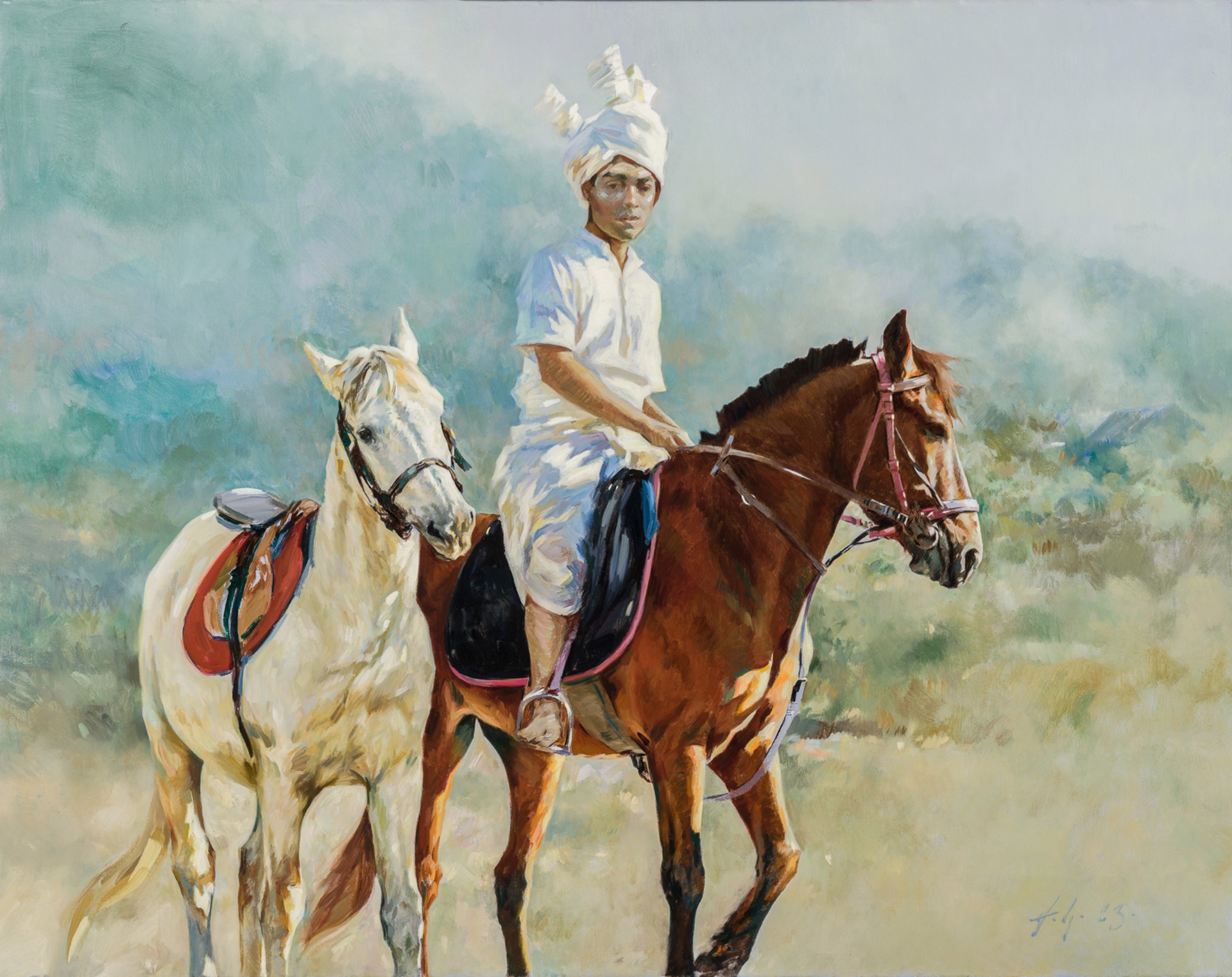 POLO AT MANIPUR by Marcus Hodge