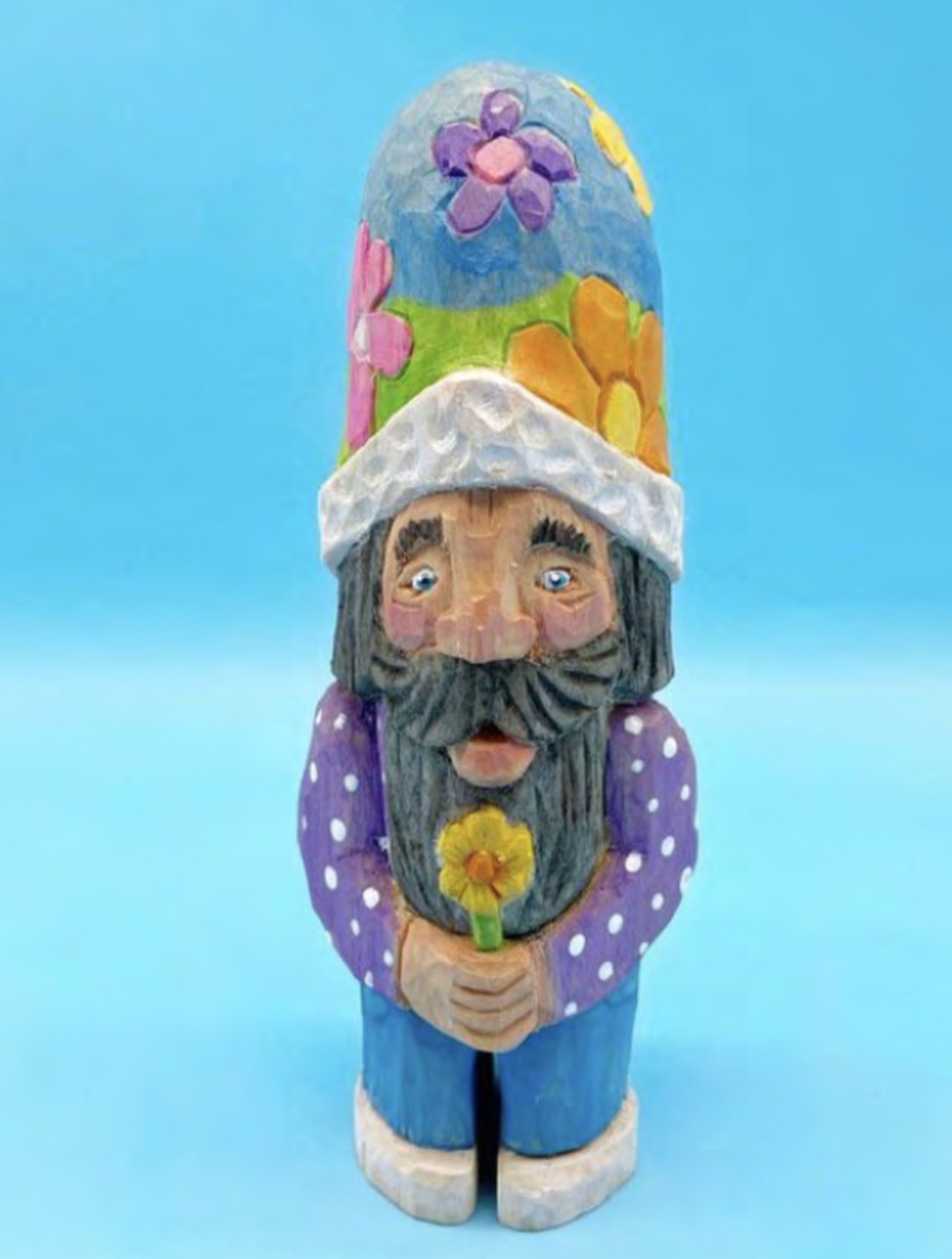 6 Gnome Flower Child by Jeanne Mahan