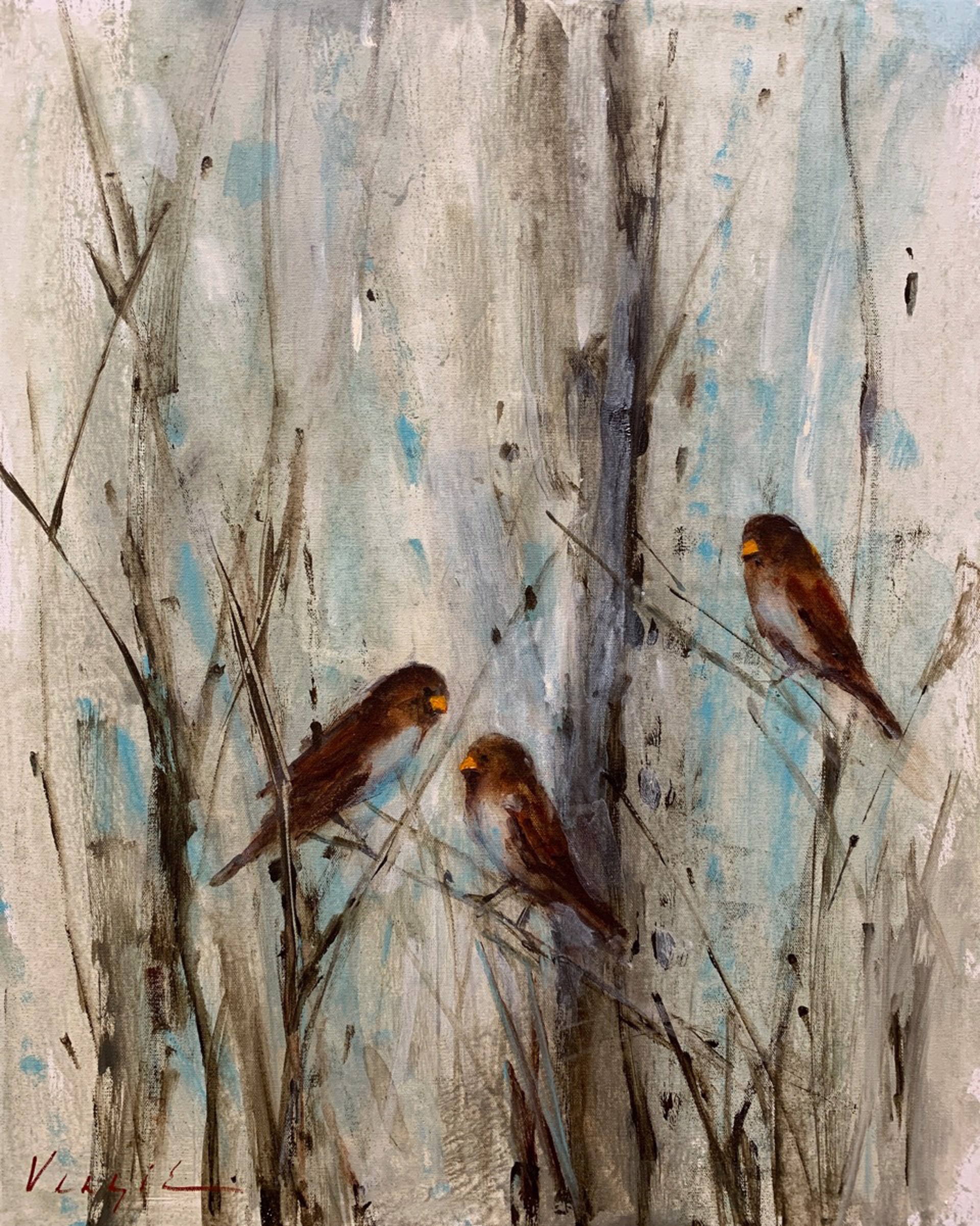 Feathered Friends II by Mary Miller Veazie