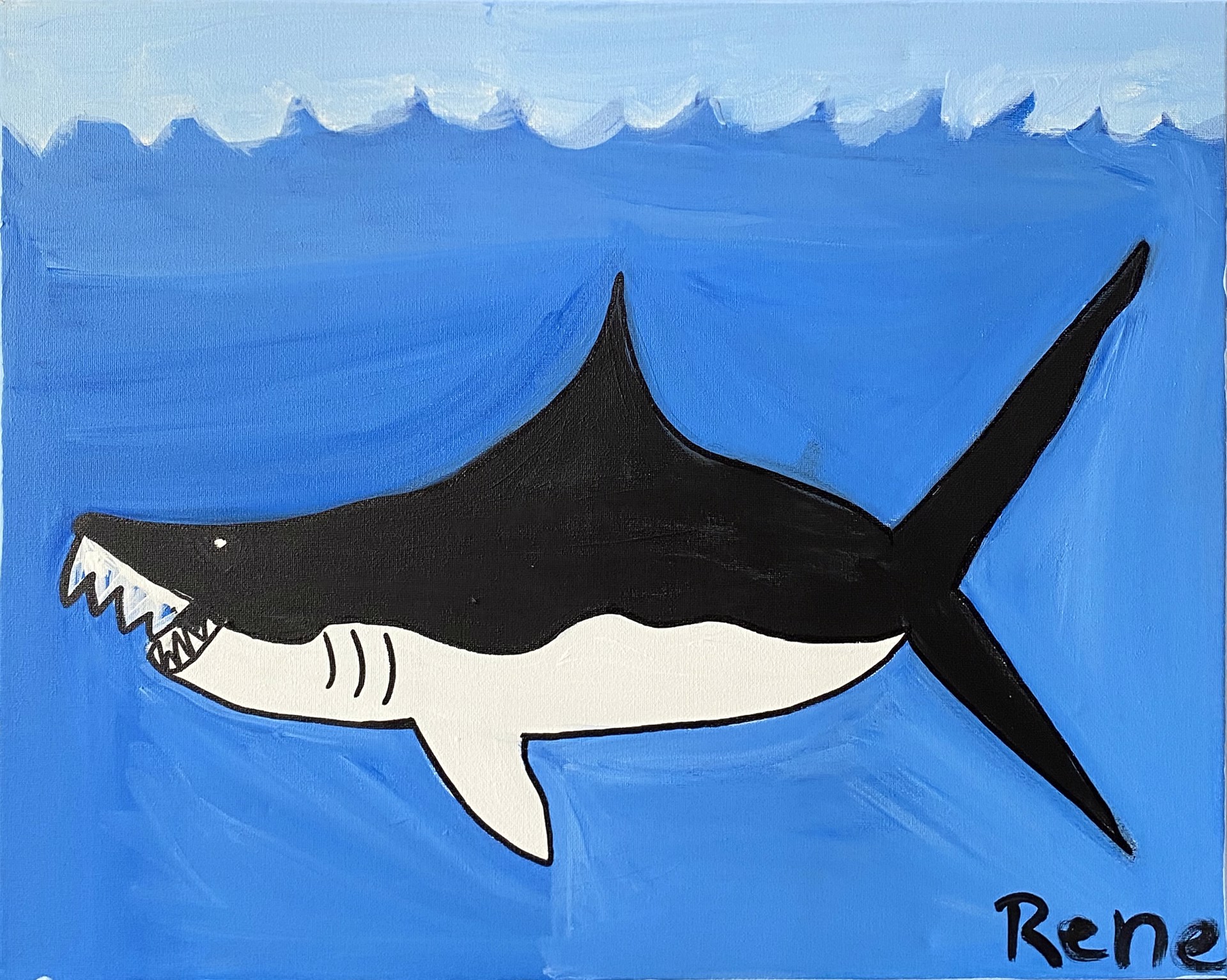 "Great White Shark" by Rene by One Step Beyond