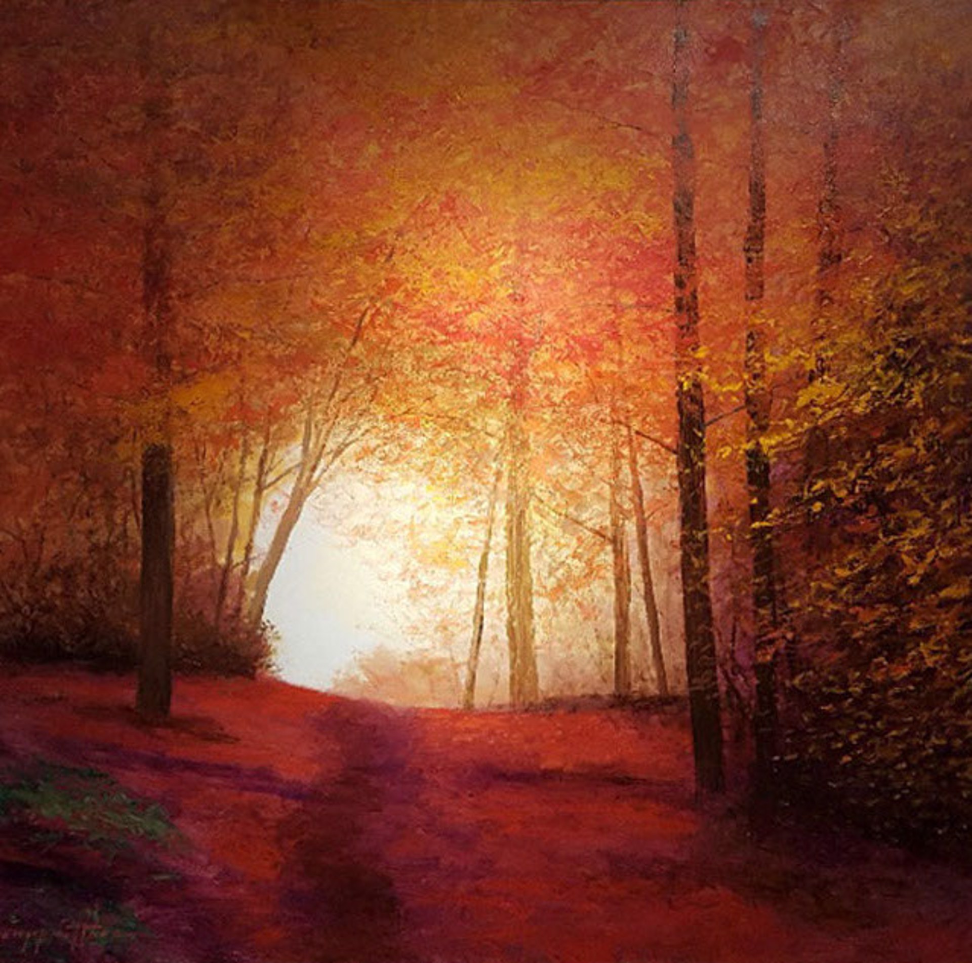 Magenta Autumn by James Scoppettone