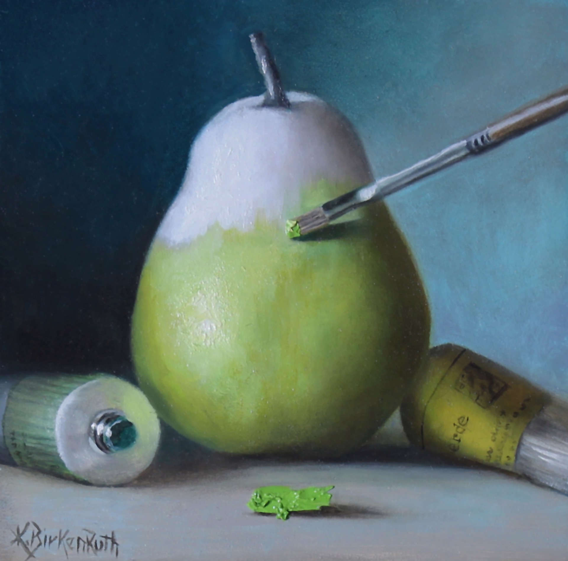 A Pear in Progress by Kelly Birkenruth