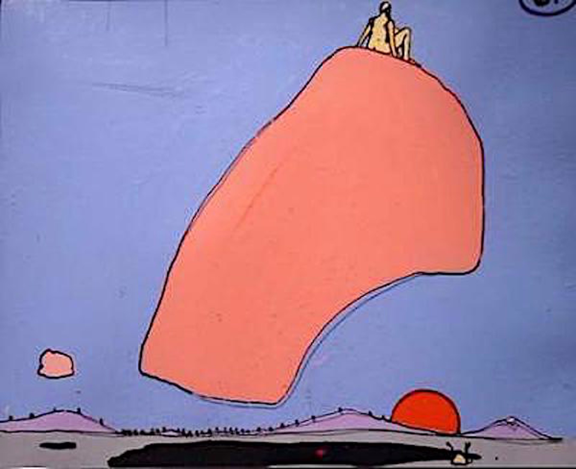 Man on the Hill by Peter Max