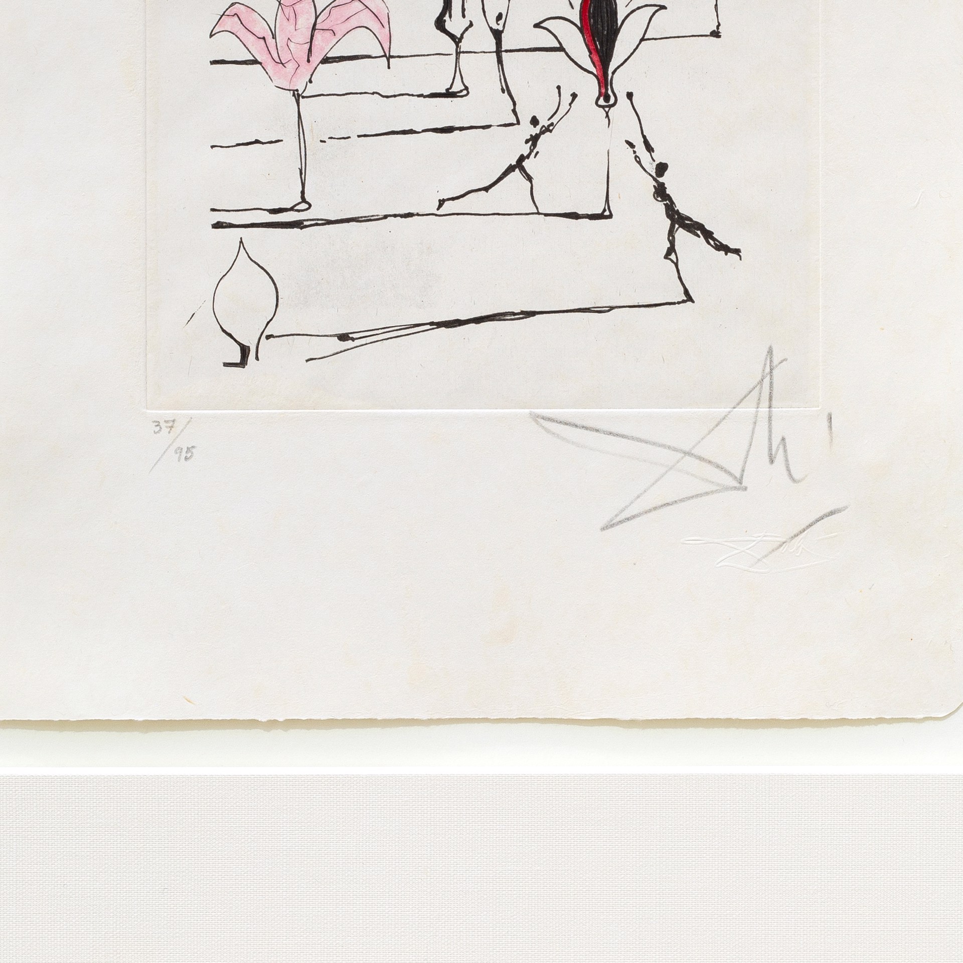 Mao Zedong "The 100 Flowers" by Salvador Dalí