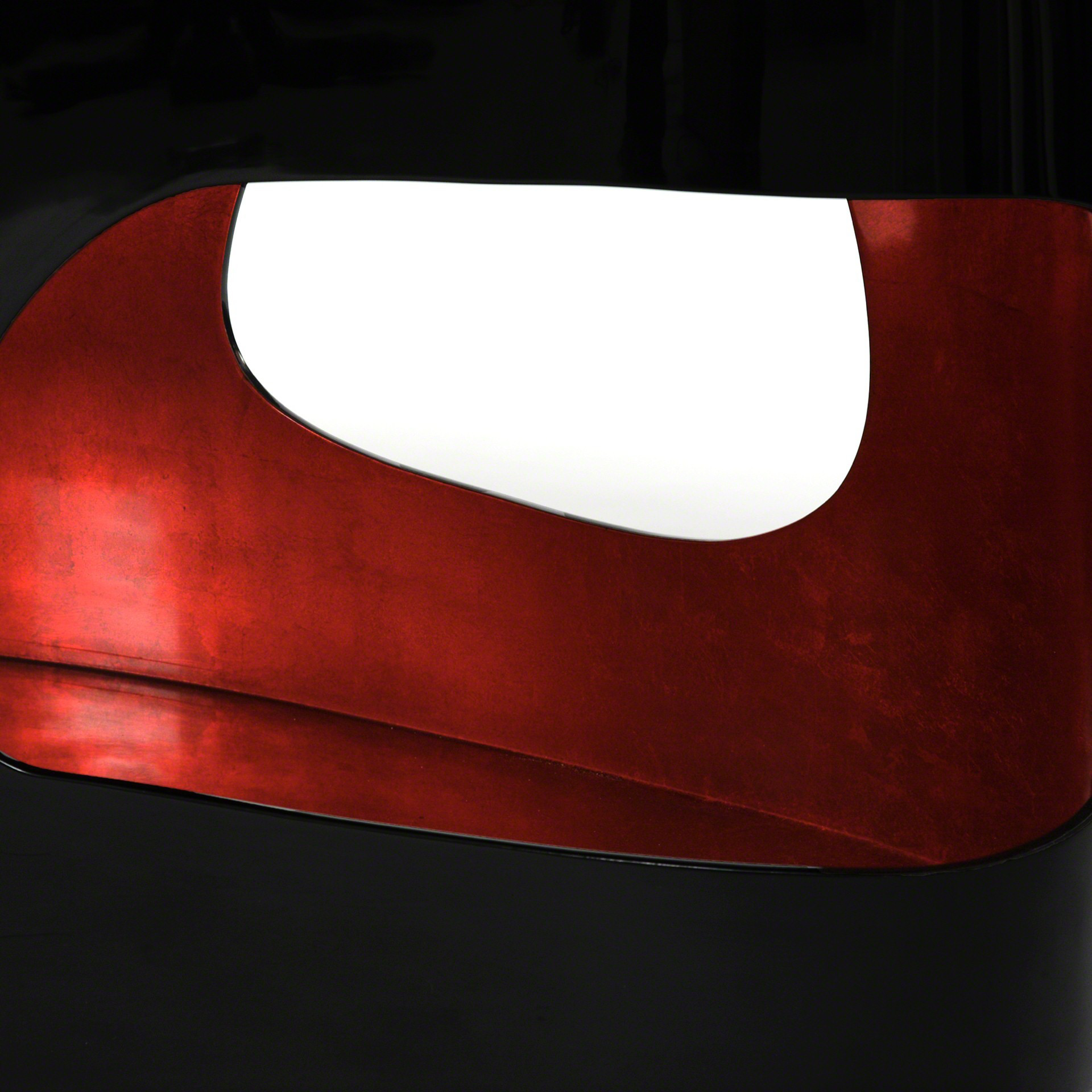 "Cloud" Coffee Table with Red by Jacques Jarrige