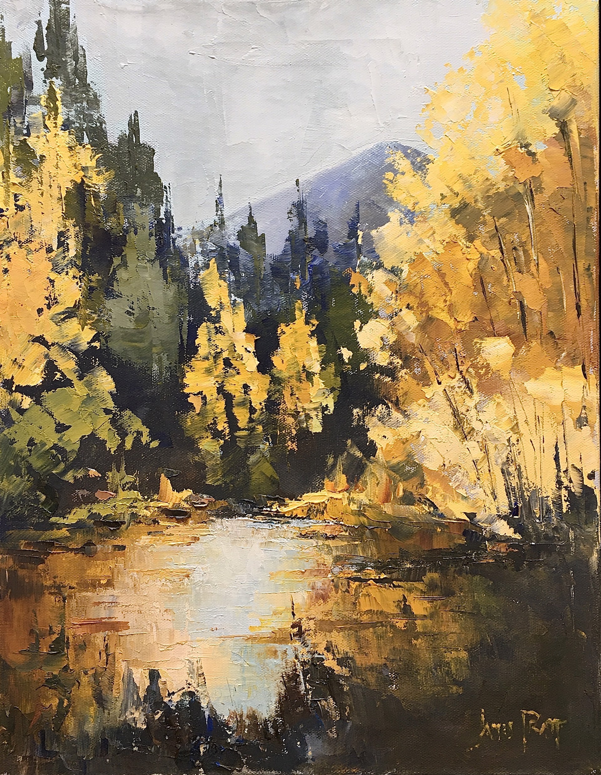Mountain Pond by James Pratt