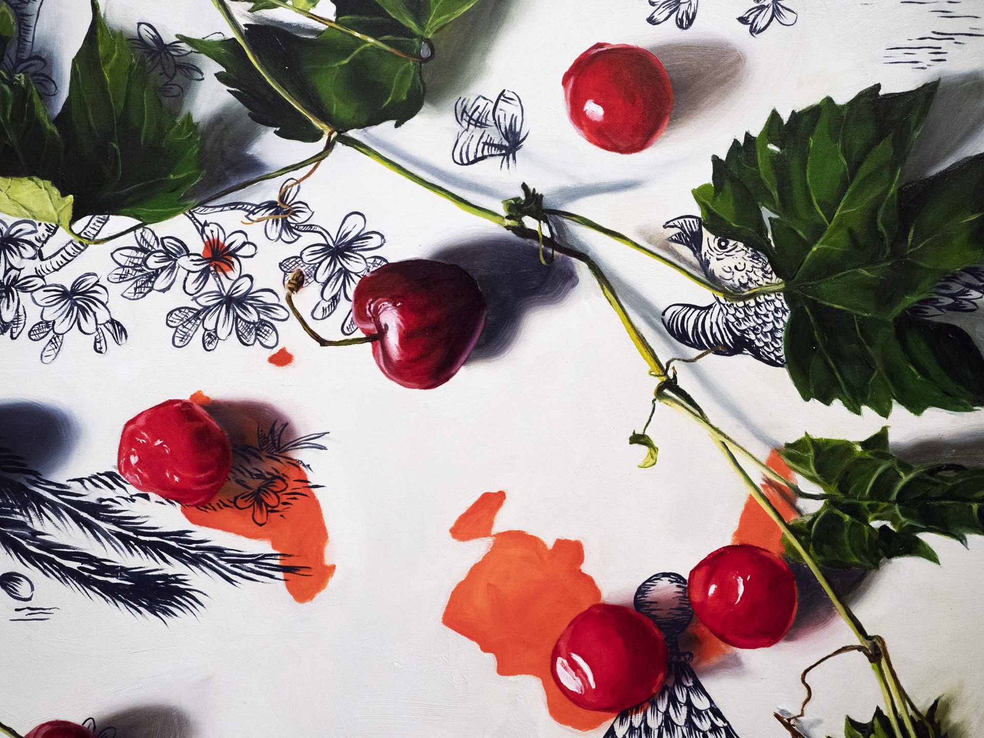 Cherry Stain by Denise Stewart-Sanabria