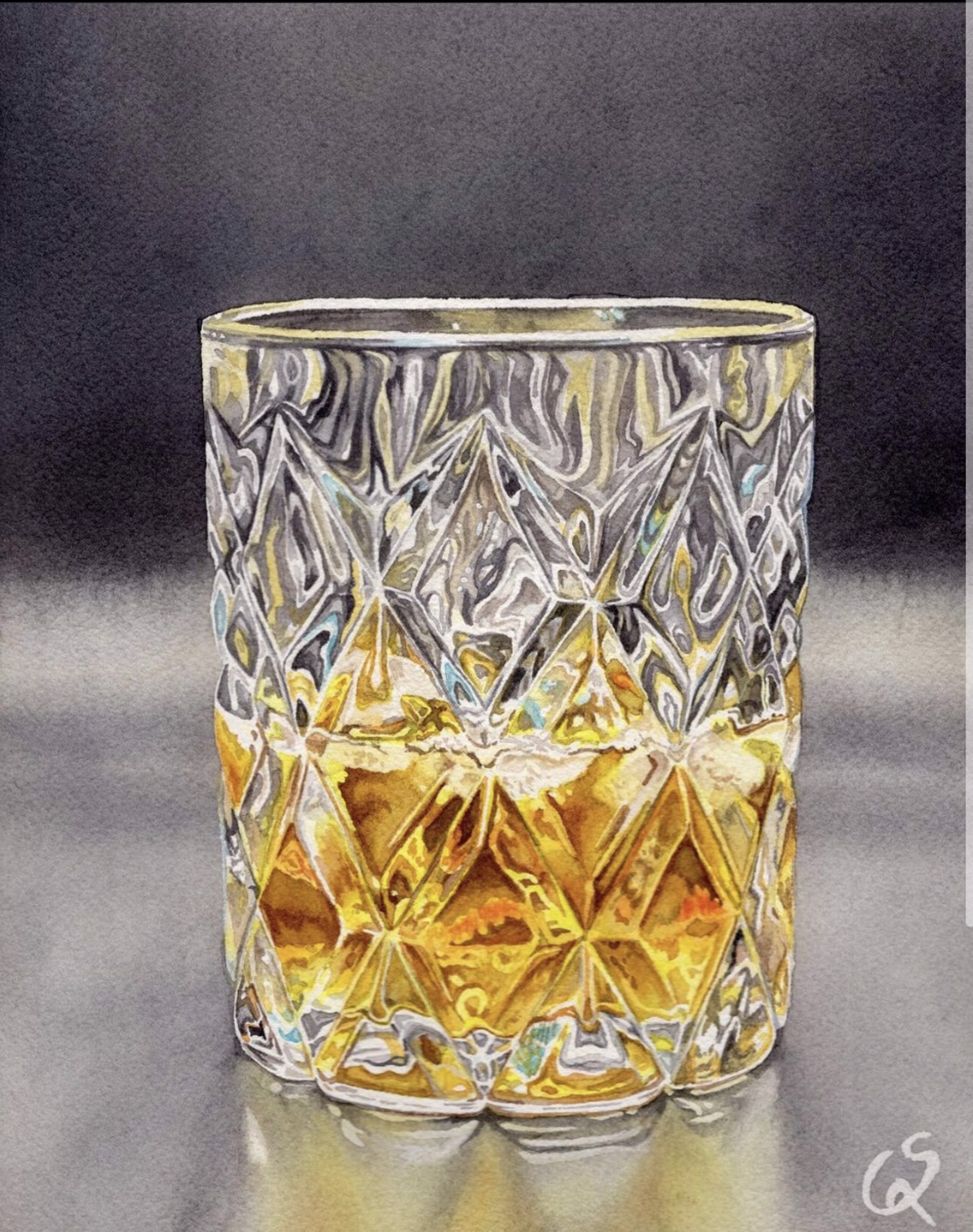Whiskey on the Rocks by Gabriela Salgado-Dominquez
