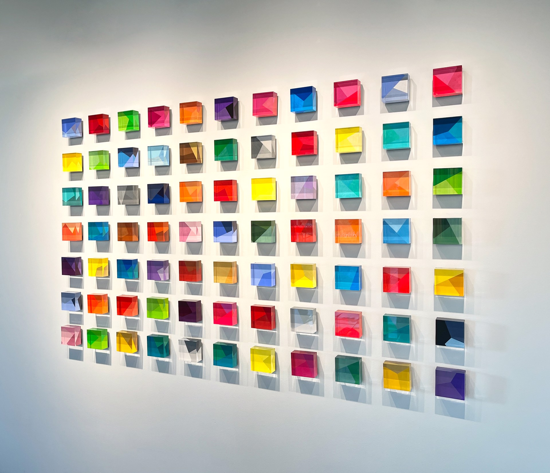 Acrylic Cube Installation - Geometric by Katherine Houston