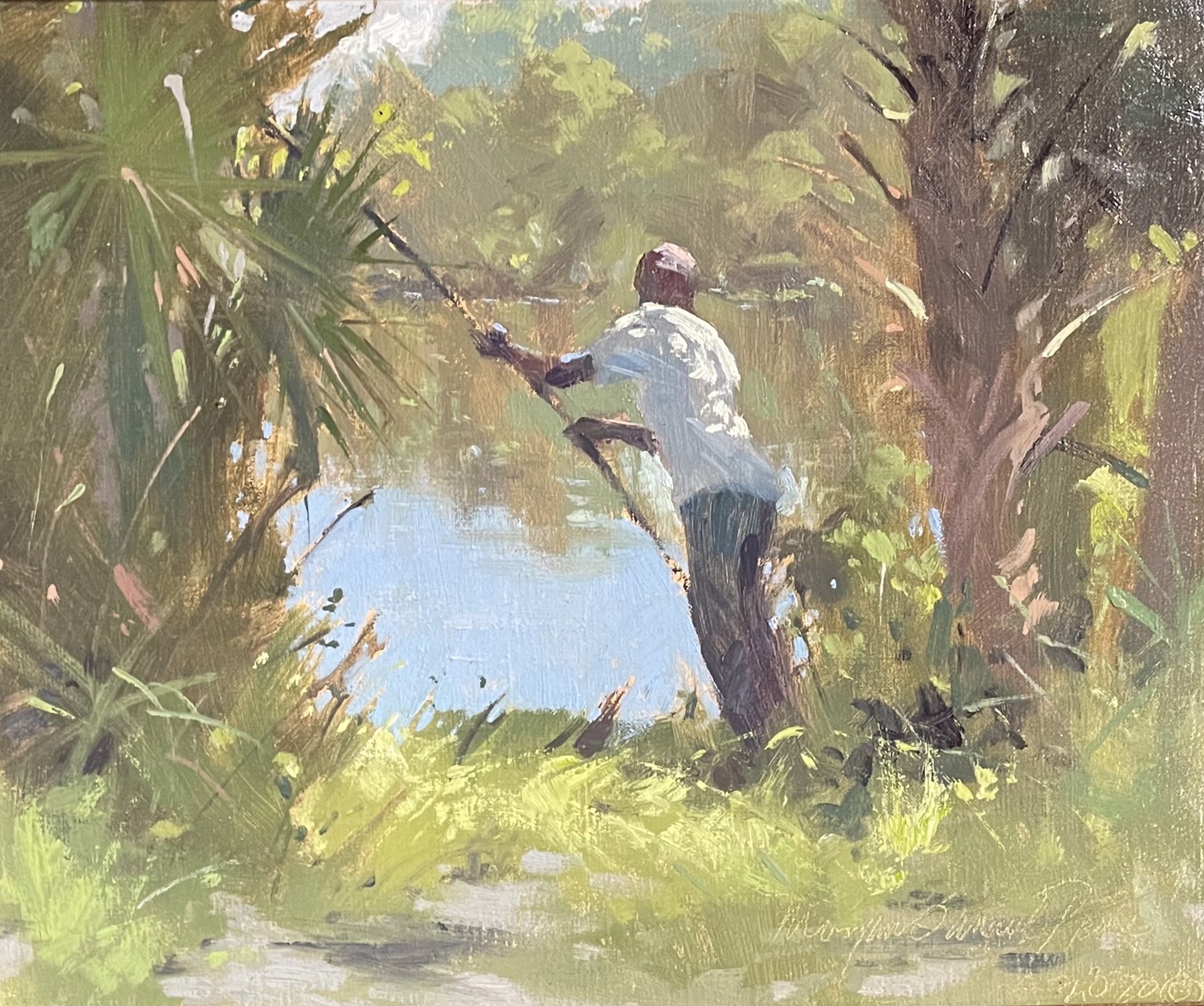 Fishing Pleasure by Morgan Samuel Price